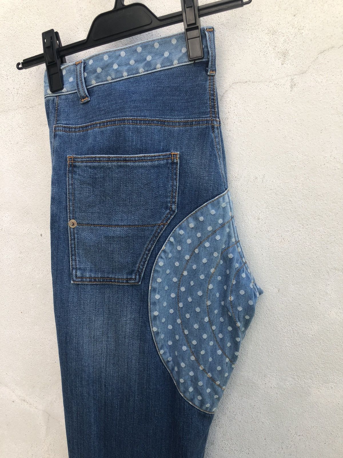 Frapbois Frapbois Japan Patched Denim Cropped Pant Size US 31 - 16 Thumbnail