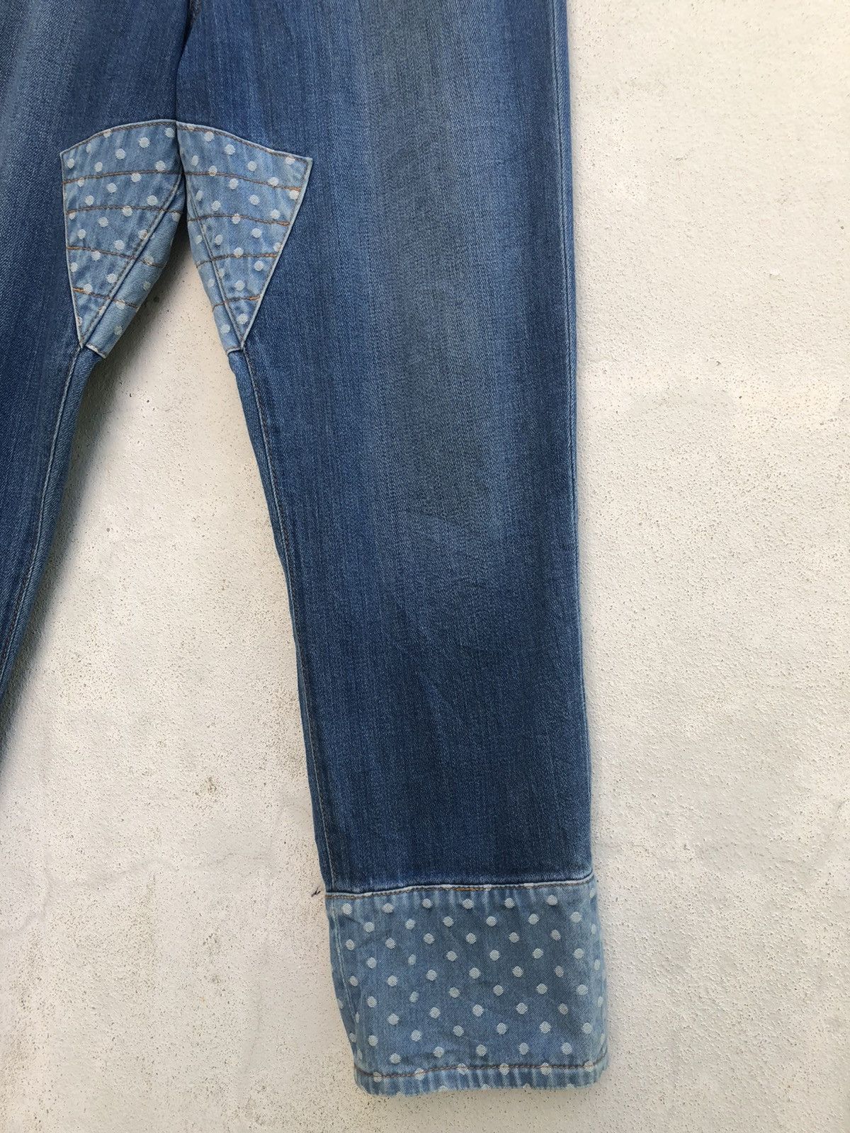 Frapbois Frapbois Japan Patched Denim Cropped Pant Size US 31 - 6 Thumbnail