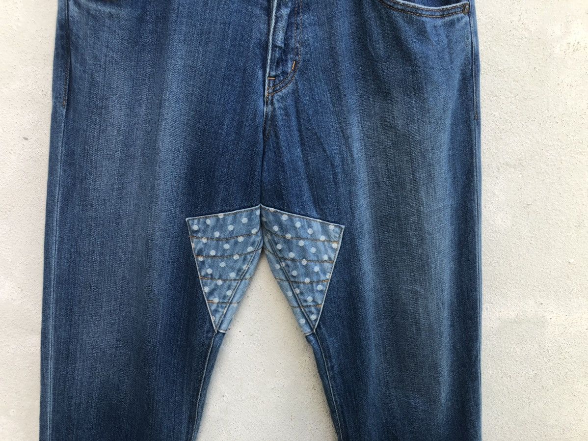 Frapbois Frapbois Japan Patched Denim Cropped Pant Size US 31 - 3 Thumbnail
