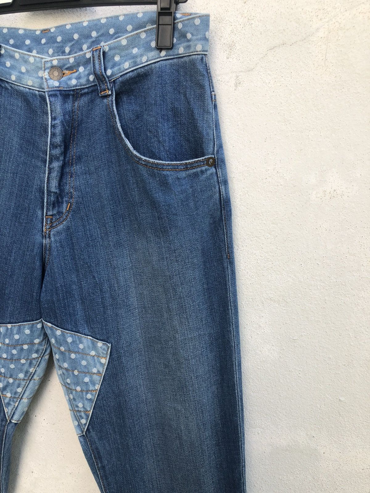 Frapbois Frapbois Japan Patched Denim Cropped Pant Size US 31 - 5 Thumbnail