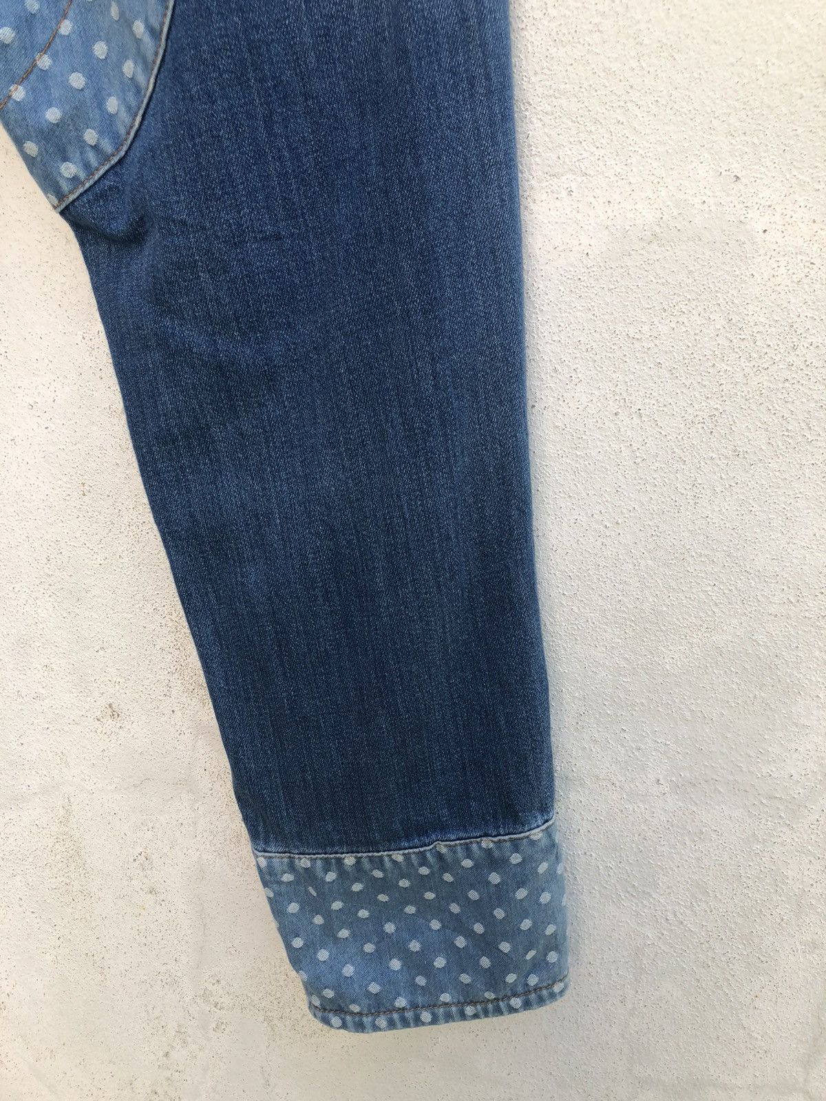 Frapbois Frapbois Japan Patched Denim Cropped Pant Size US 31 - 14 Thumbnail