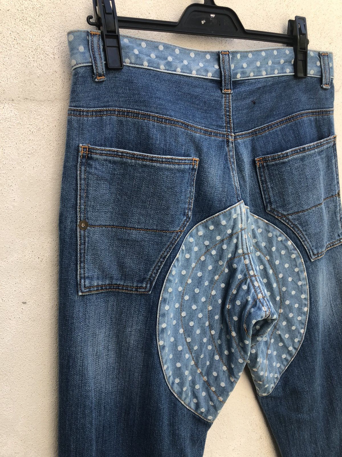 Frapbois Frapbois Japan Patched Denim Cropped Pant Size US 31 - 11 Thumbnail