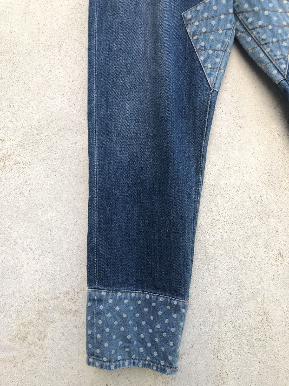 Frapbois Frapbois Japan Patched Denim Cropped Pant Size US 31 - 4 Thumbnail
