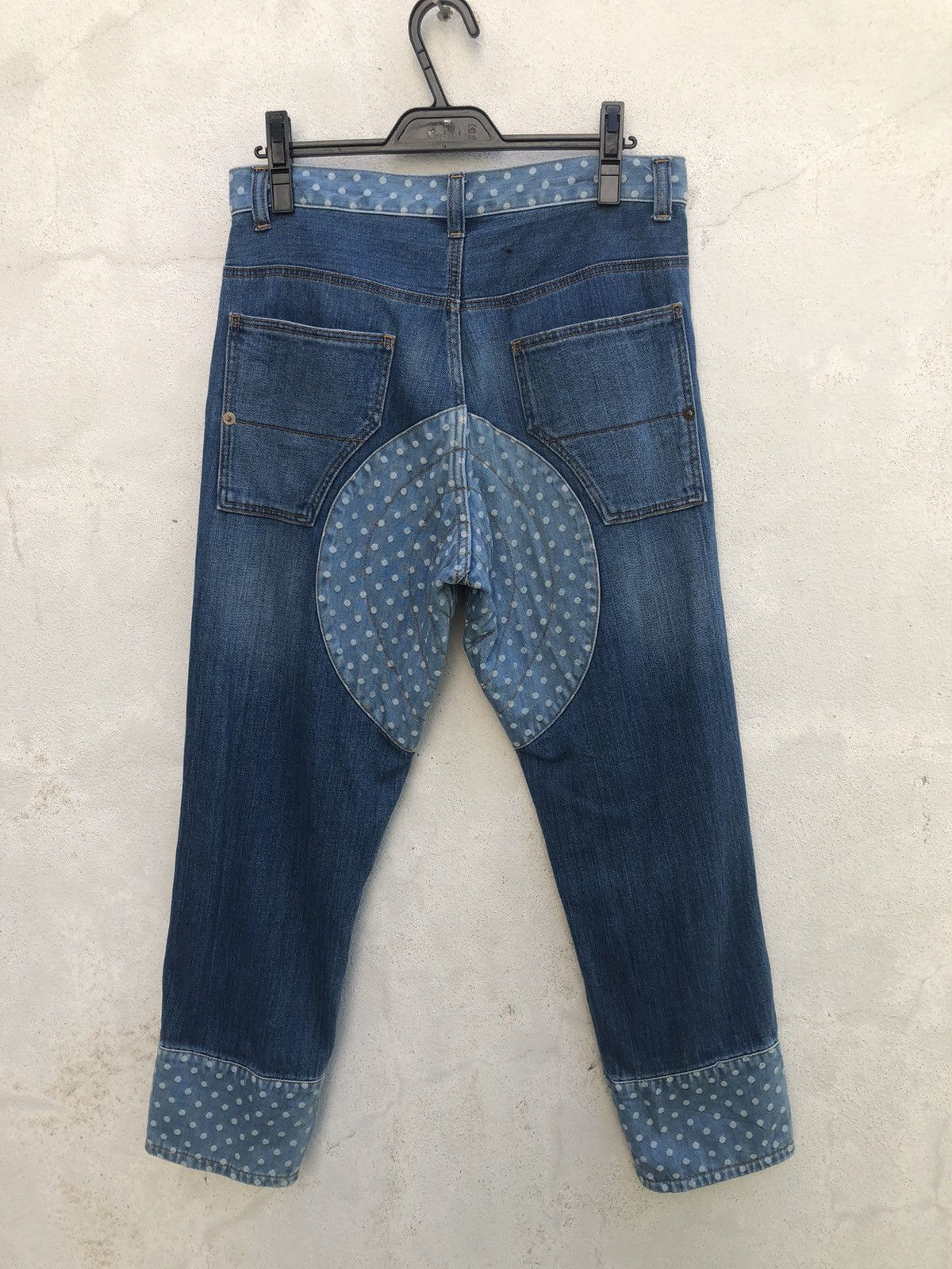 Frapbois Frapbois Japan Patched Denim Cropped Pant Size US 31 - 8 Thumbnail