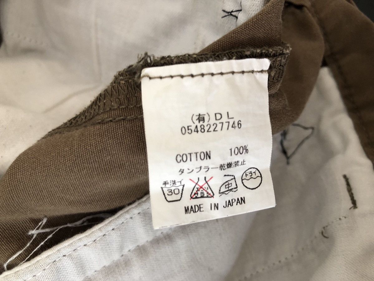 Vintage UNTOLD Japan Distressed Rips Khaki Cropped Trouser Pant Size US 31 - 25 Thumbnail