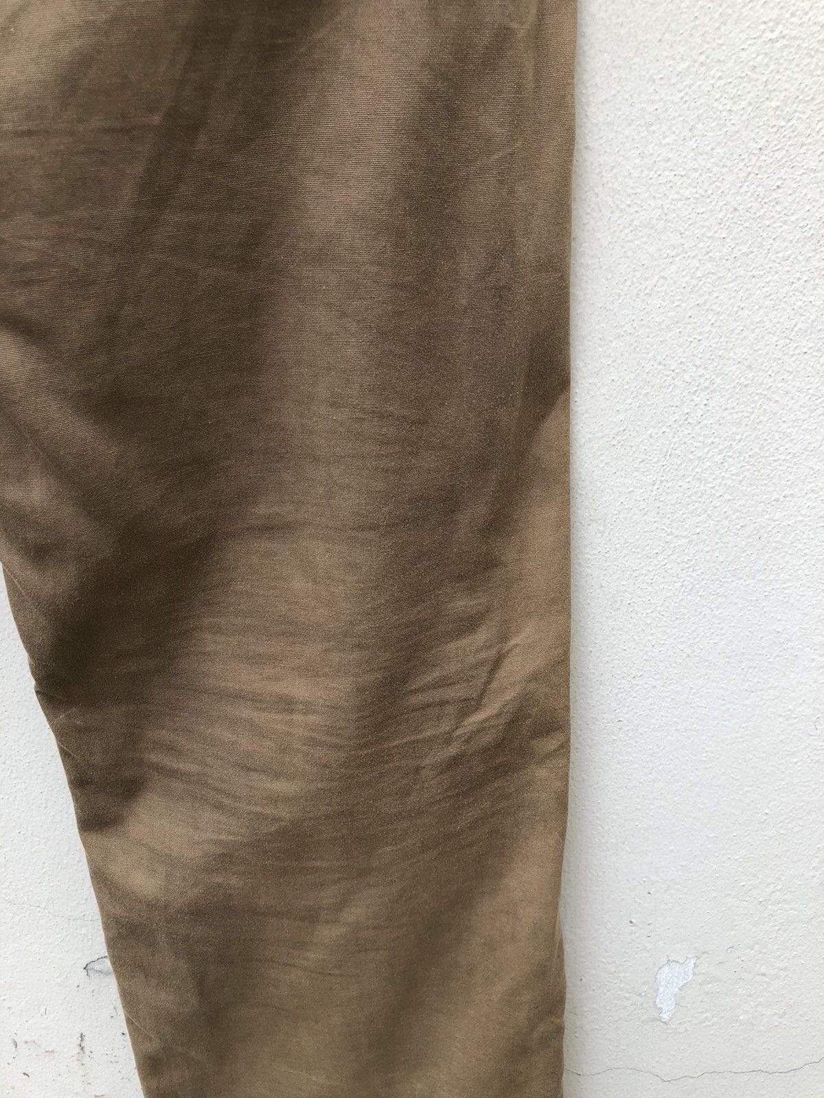 Vintage UNTOLD Japan Distressed Rips Khaki Cropped Trouser Pant Size US 31 - 23 Thumbnail
