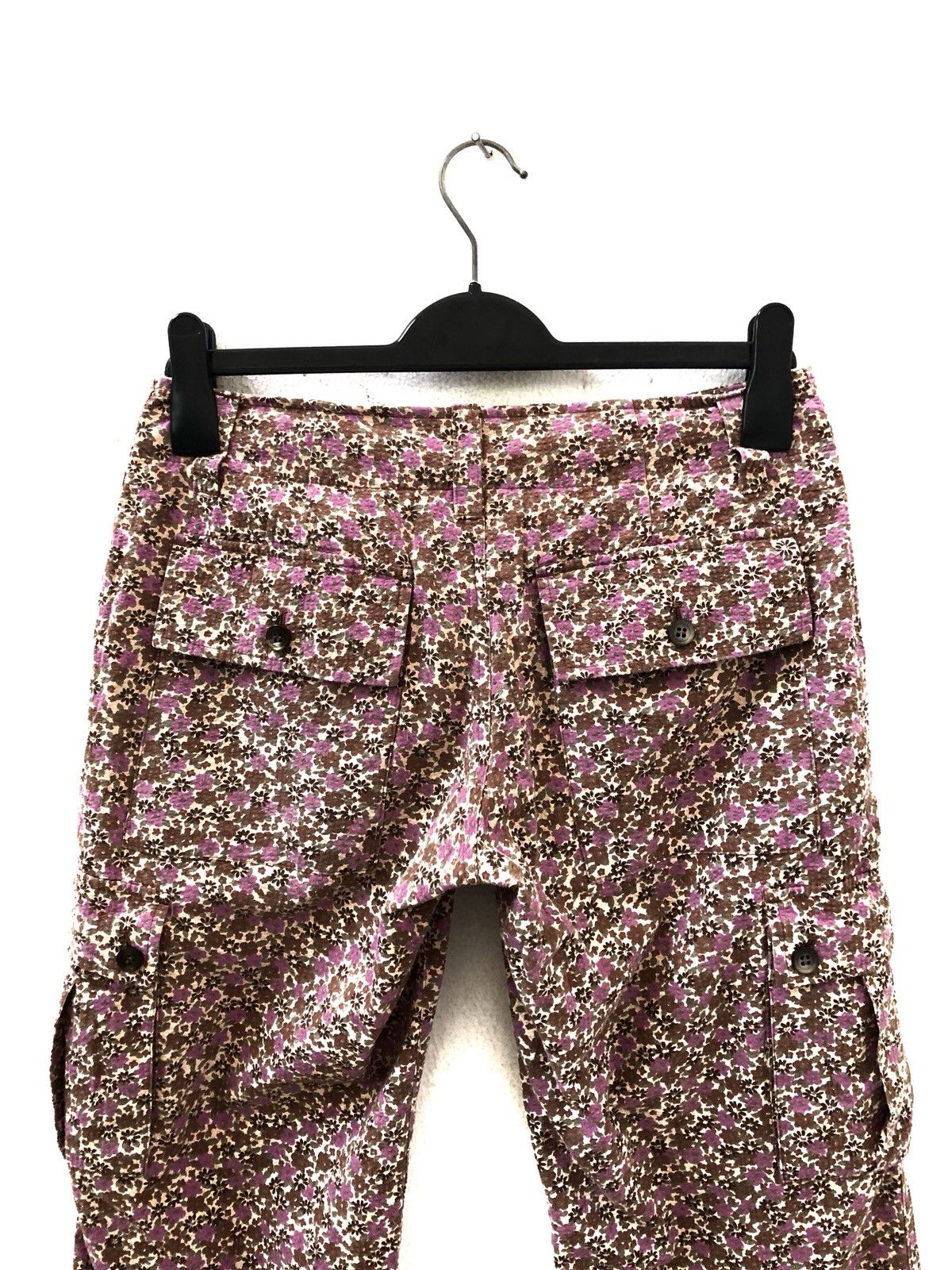 Japanese Brand × United Arrows United Arrows Japan Floral Flower Seer Sucker Cropped Cargo Size US 29 - 8 Thumbnail