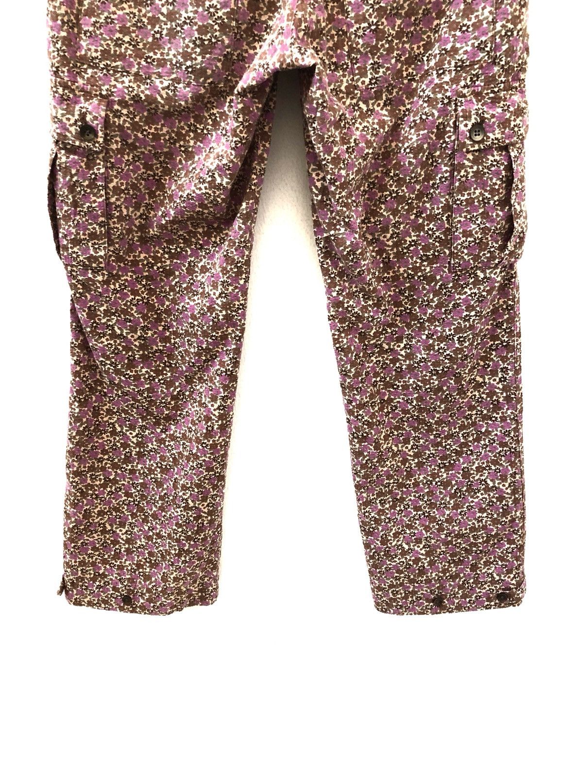 Japanese Brand × United Arrows United Arrows Japan Floral Flower Seer Sucker Cropped Cargo Size US 29 - 9 Thumbnail