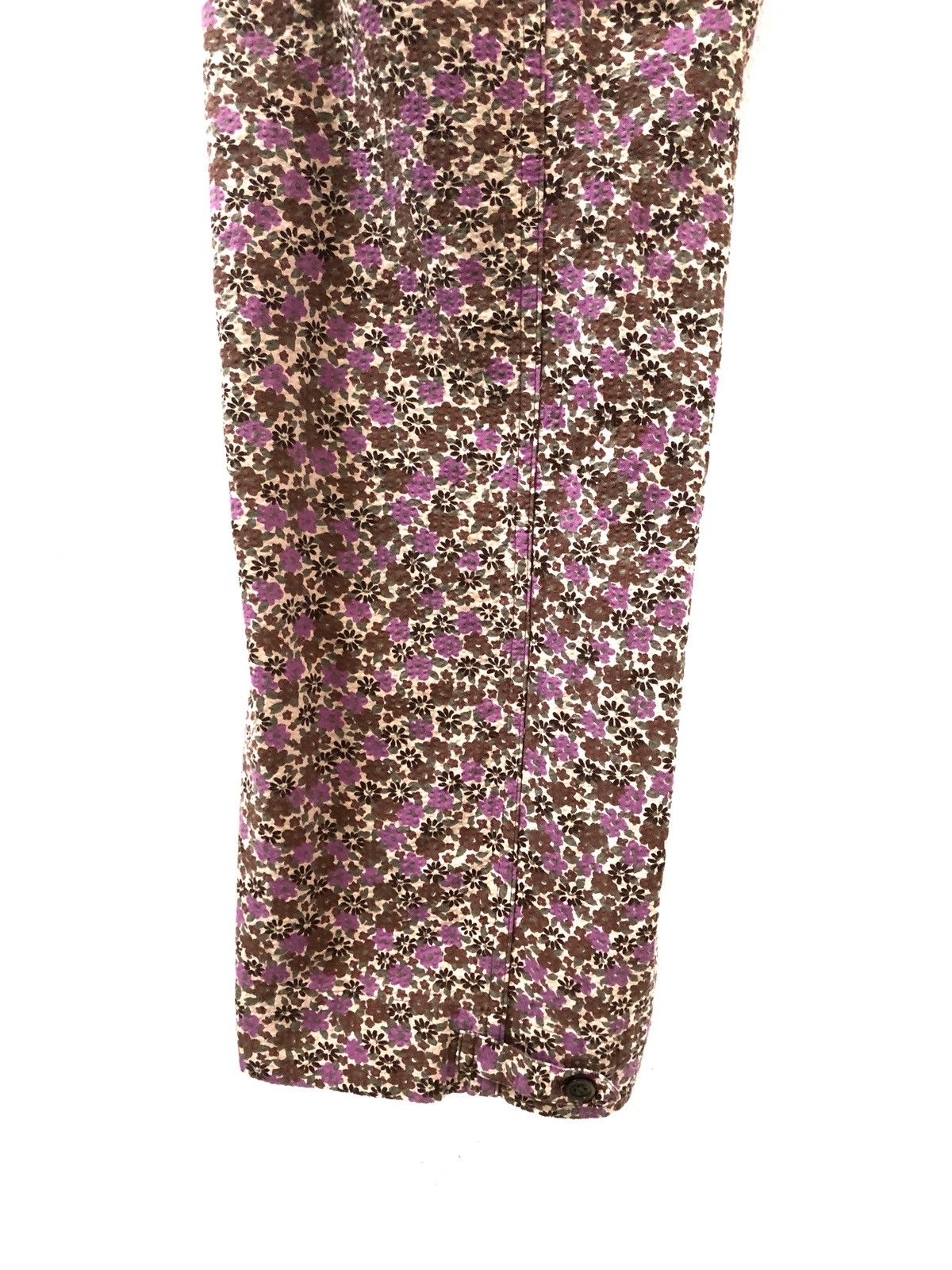 Japanese Brand × United Arrows United Arrows Japan Floral Flower Seer Sucker Cropped Cargo Size US 29 - 13 Thumbnail