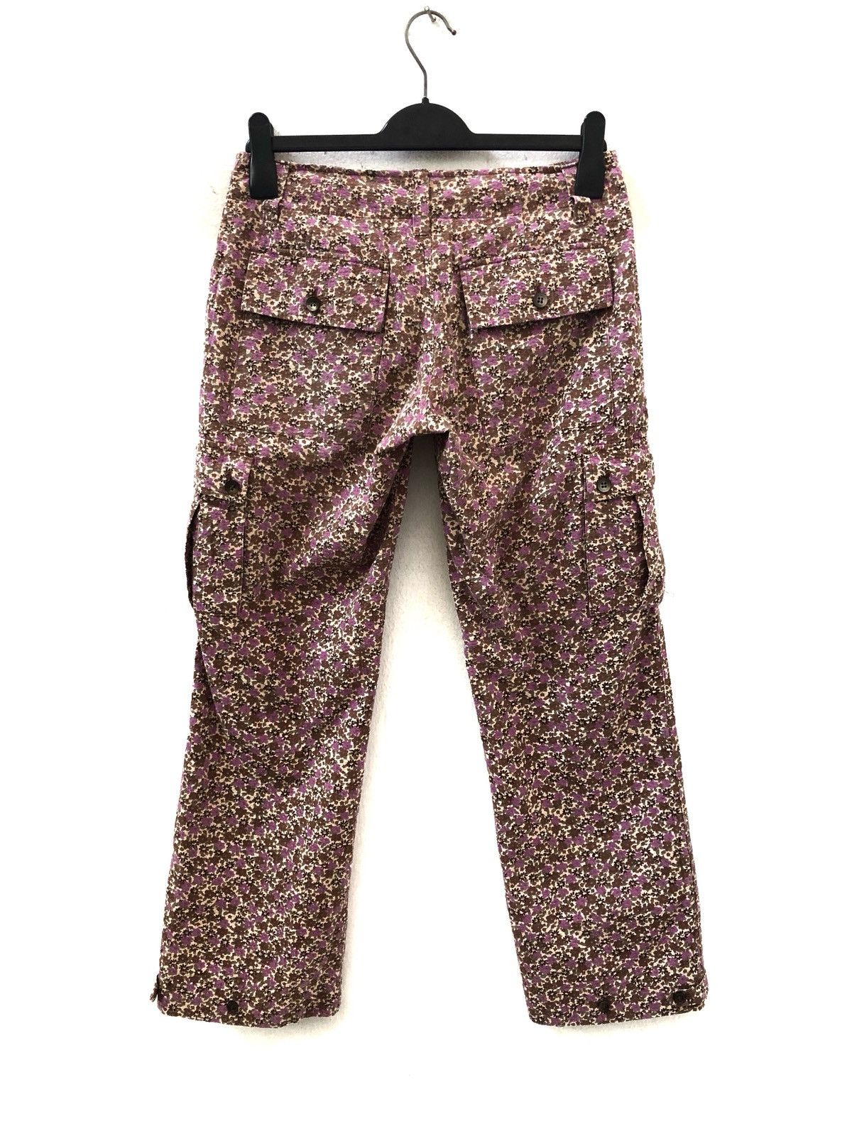 Japanese Brand × United Arrows United Arrows Japan Floral Flower Seer Sucker Cropped Cargo Size US 29 - 7 Thumbnail