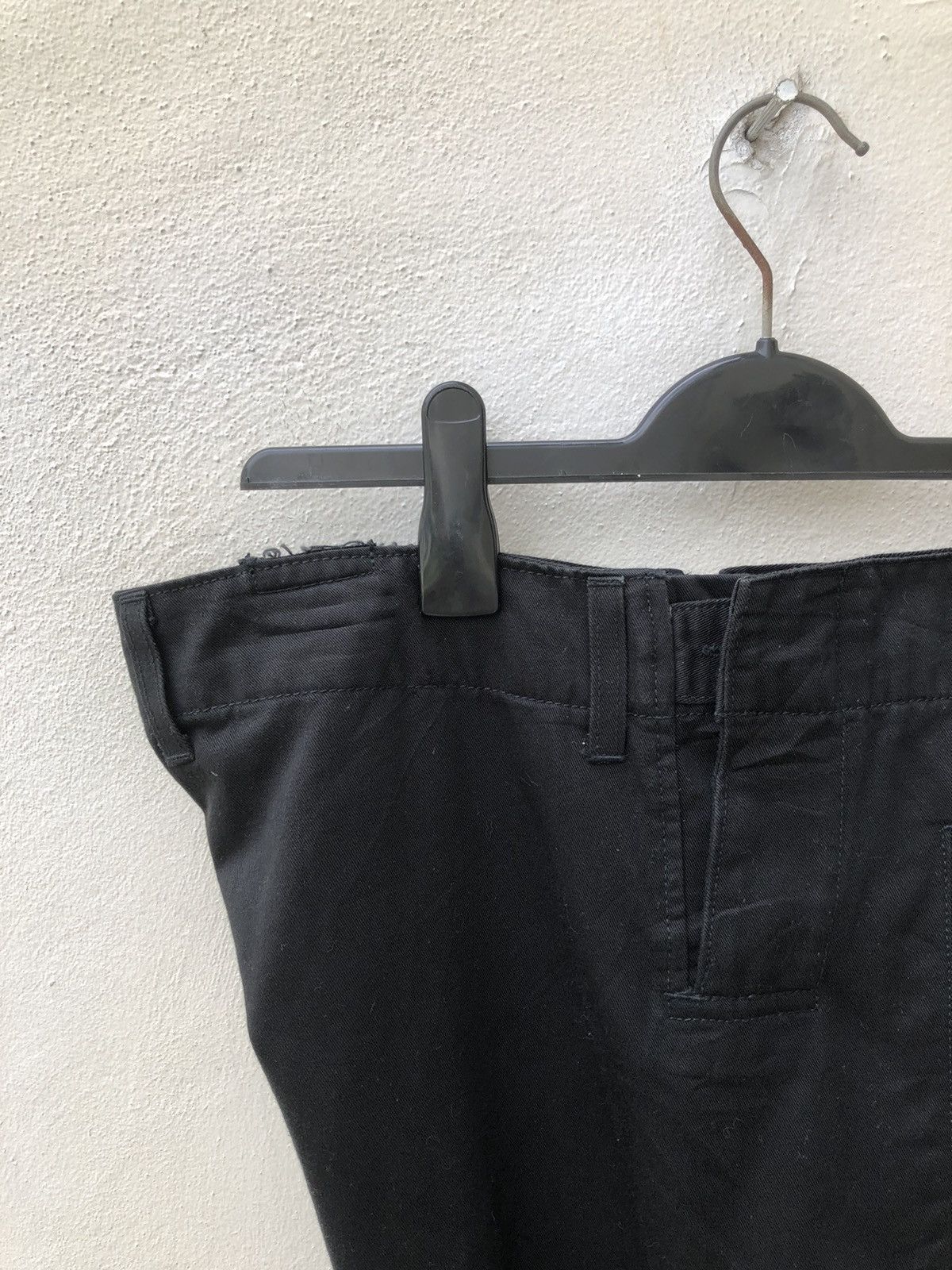 Japanese Brand Japan Brand Black Baggy Cargo Trouser Cropped Size US 32 / EU 48 - 10 Thumbnail