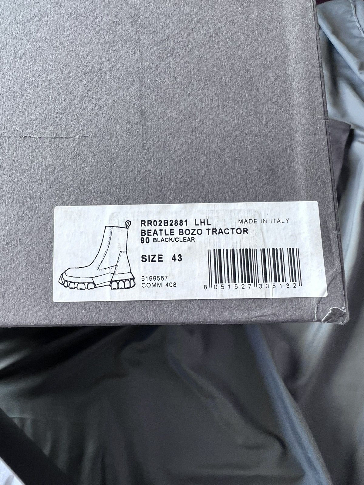 Rick Owens Rick owens beatle bozo tractor ponyhair size43 Size US 10 / EU 43 - 11 Thumbnail