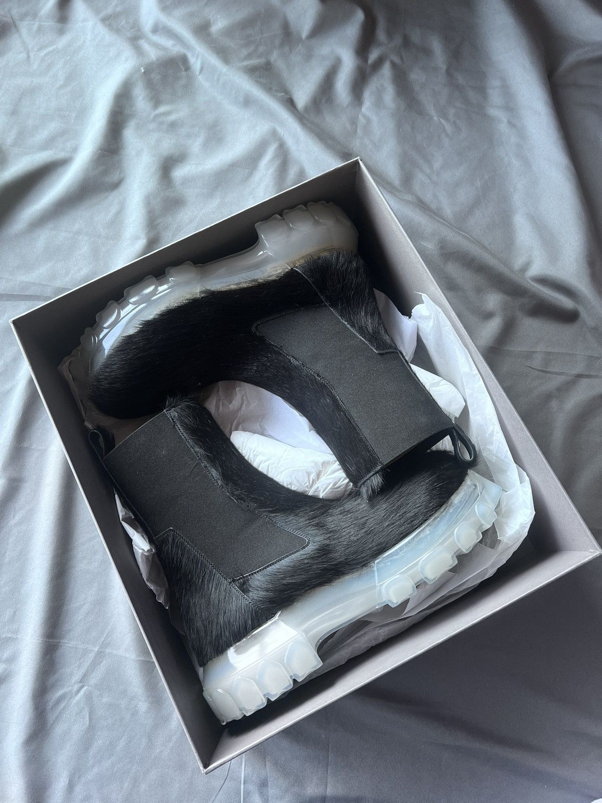 Rick Owens Rick owens beatle bozo tractor ponyhair size43 Size US 10 / EU 43 - 1 Thumbnail