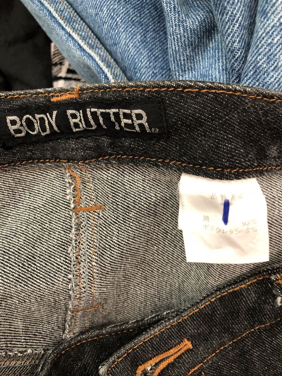 Vintage Body Butter Japan Wide Leg Denim Cargo Cropped Size US 29 - 20 Thumbnail