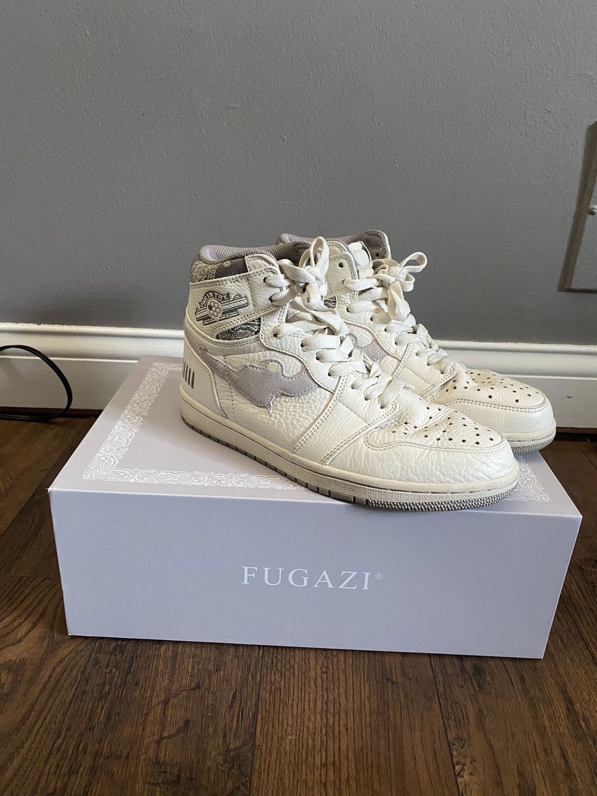 image of Fugazi One In The Chamber Shoes in White, Men's (Size 8)