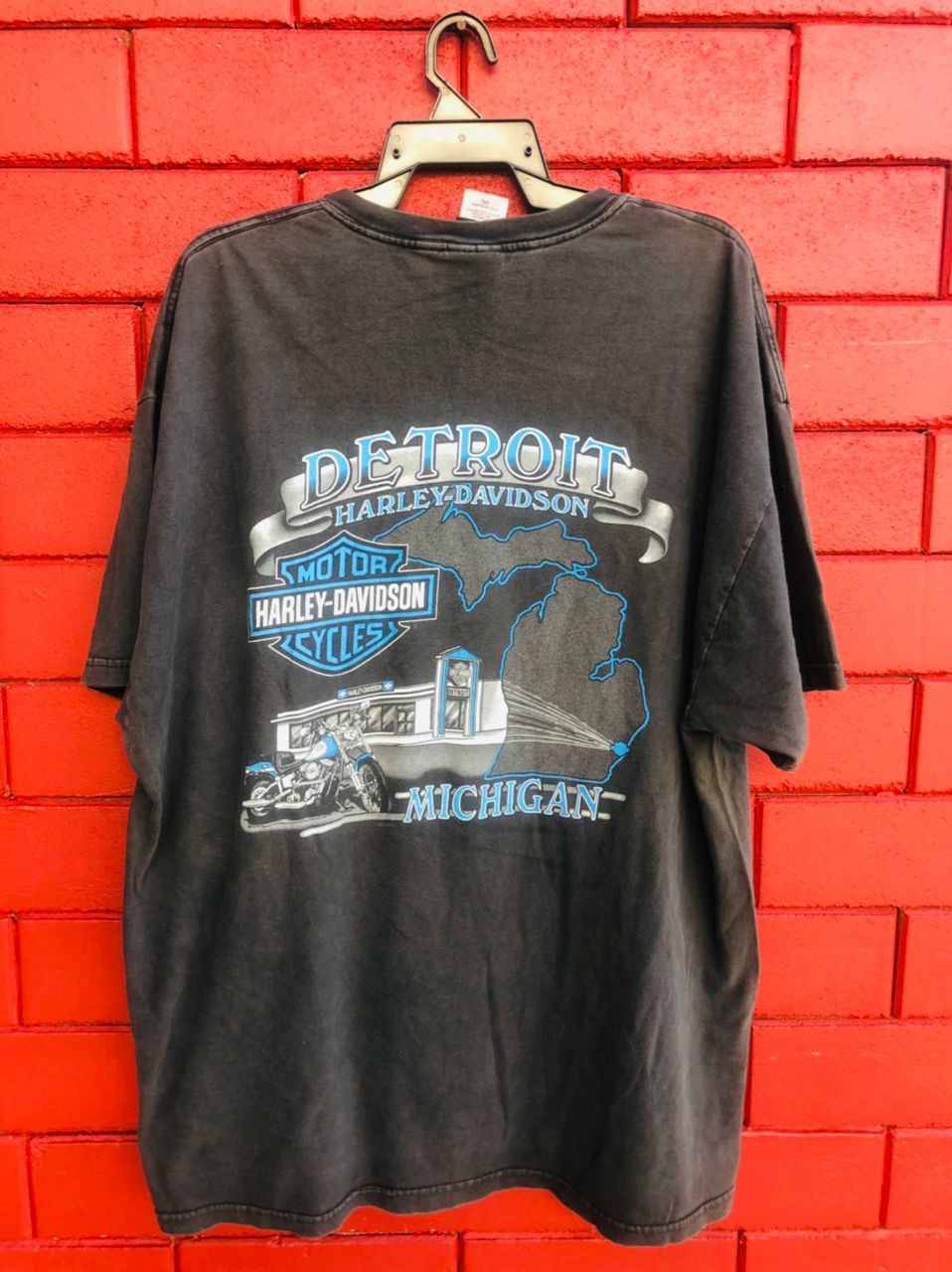 Harley Davidson × Vintage Vintage Harley Davidson Motorcycle Streetwear Fashion Style Size US XL / EU 56 / 4 - 1 Thumbnail