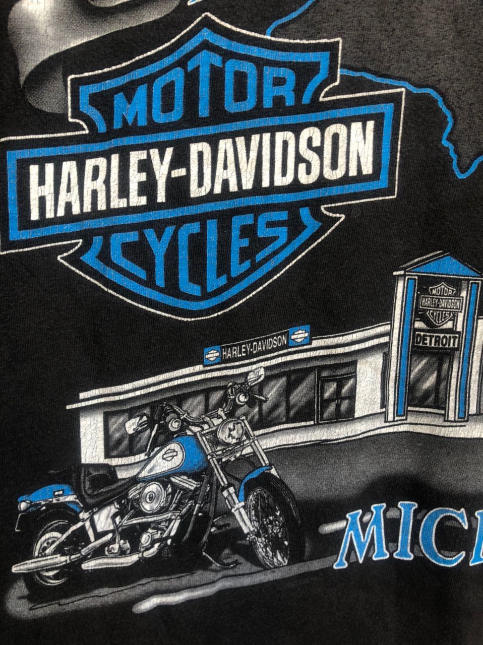 Harley Davidson × Vintage Vintage Harley Davidson Motorcycle Streetwear Fashion Style Size US XL / EU 56 / 4 - 10 Thumbnail