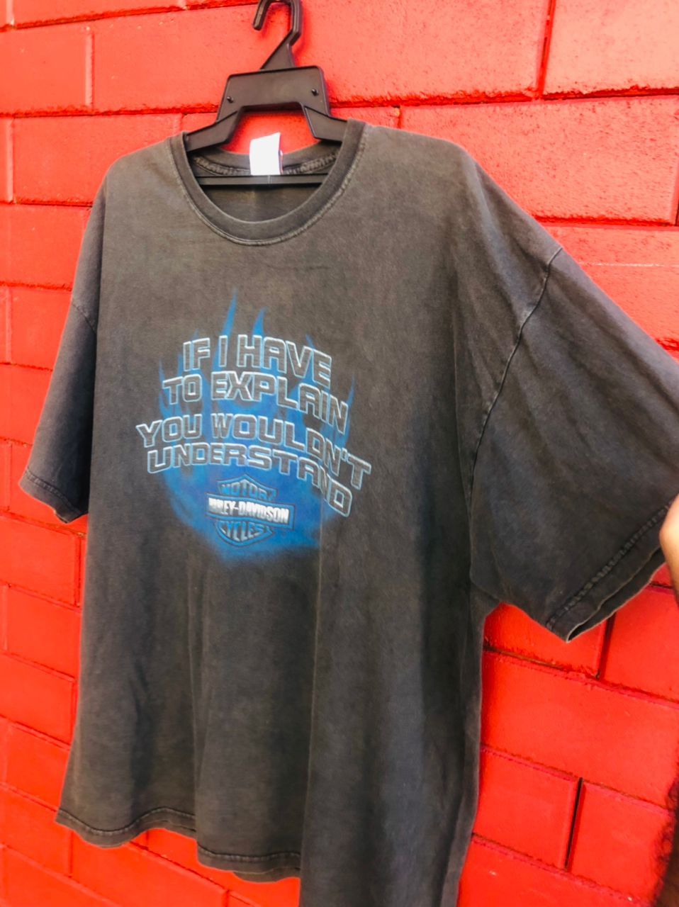 Harley Davidson × Vintage Vintage Harley Davidson Motorcycle Streetwear Fashion Style Size US XL / EU 56 / 4 - 4 Thumbnail