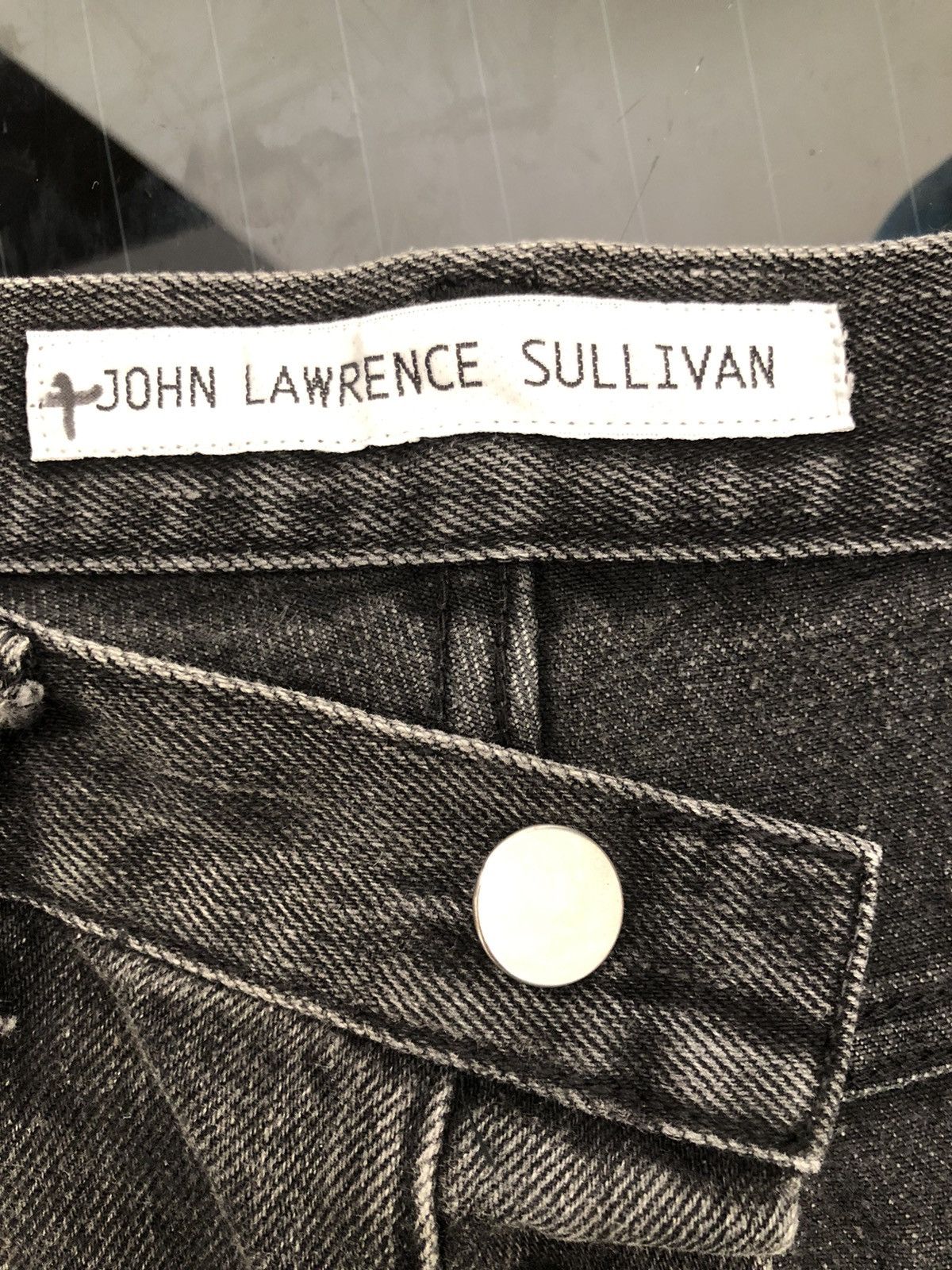 JOHN LAWRENCE SULLIVAN John Lawrence Sullivan Japan Fade Black Cropped Denim Jeans Size US 30 / EU 46 - 18 Thumbnail