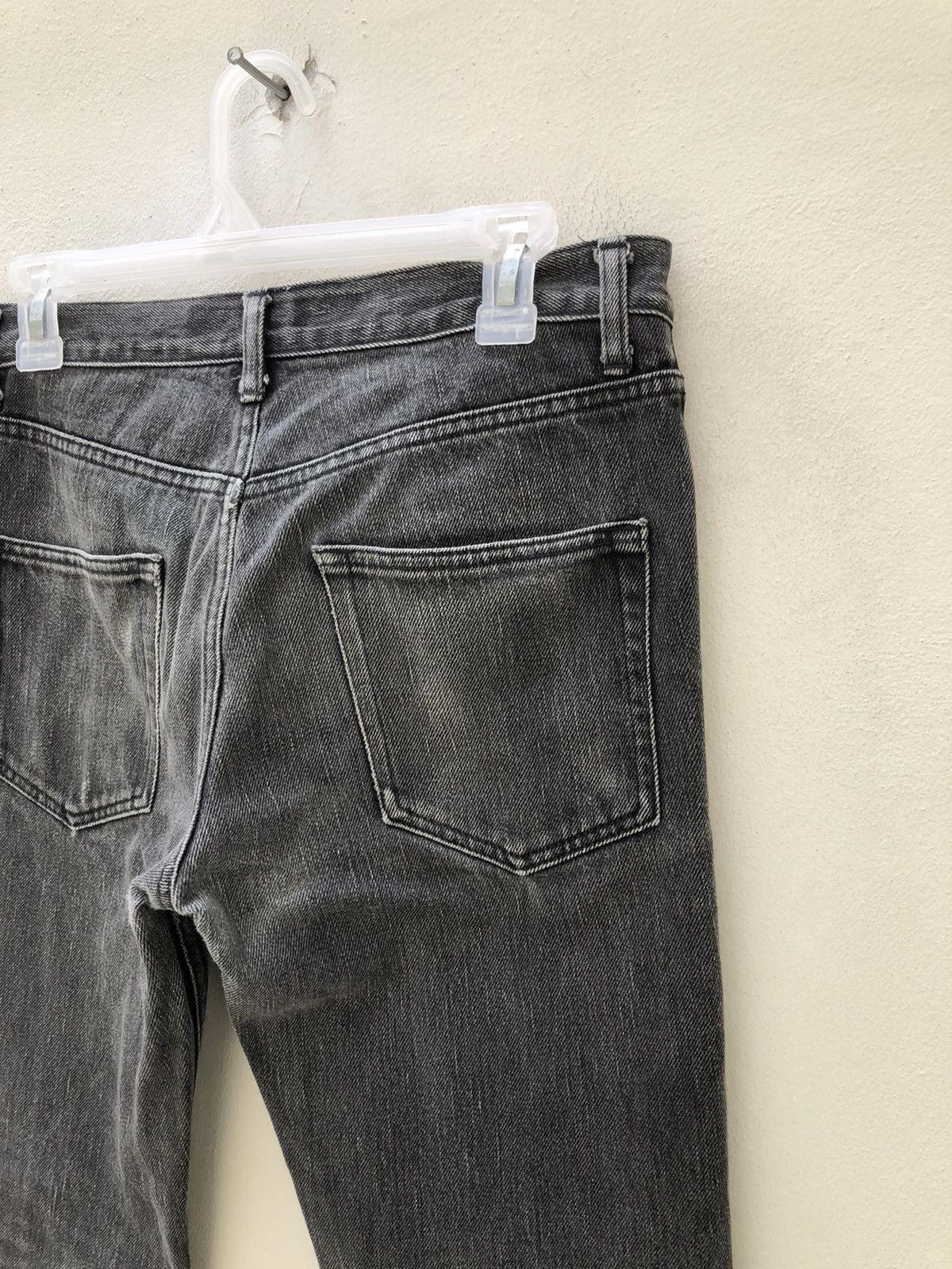 JOHN LAWRENCE SULLIVAN John Lawrence Sullivan Japan Fade Black Cropped Denim Jeans Size US 30 / EU 46 - 15 Thumbnail