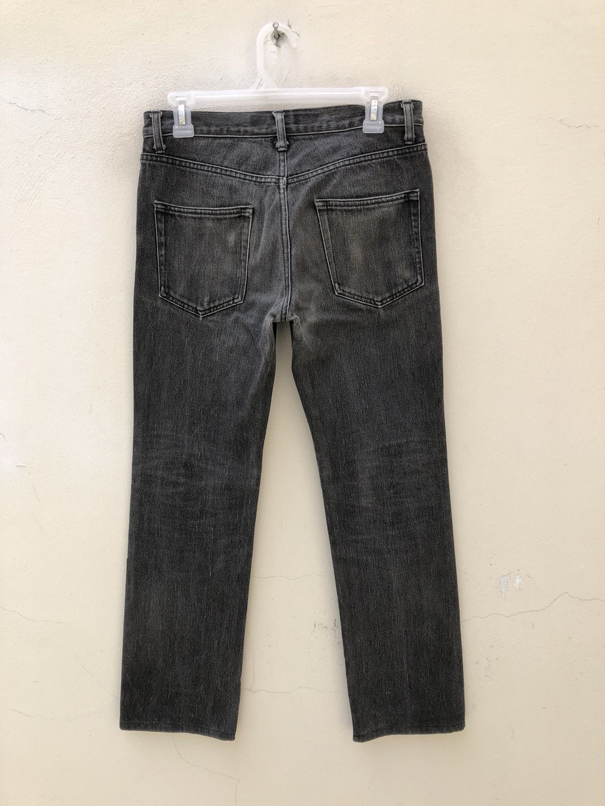 JOHN LAWRENCE SULLIVAN John Lawrence Sullivan Japan Fade Black Cropped Denim Jeans Size US 30 / EU 46 - 11 Thumbnail