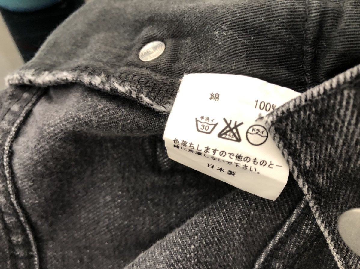 JOHN LAWRENCE SULLIVAN John Lawrence Sullivan Japan Fade Black Cropped Denim Jeans Size US 30 / EU 46 - 20 Thumbnail