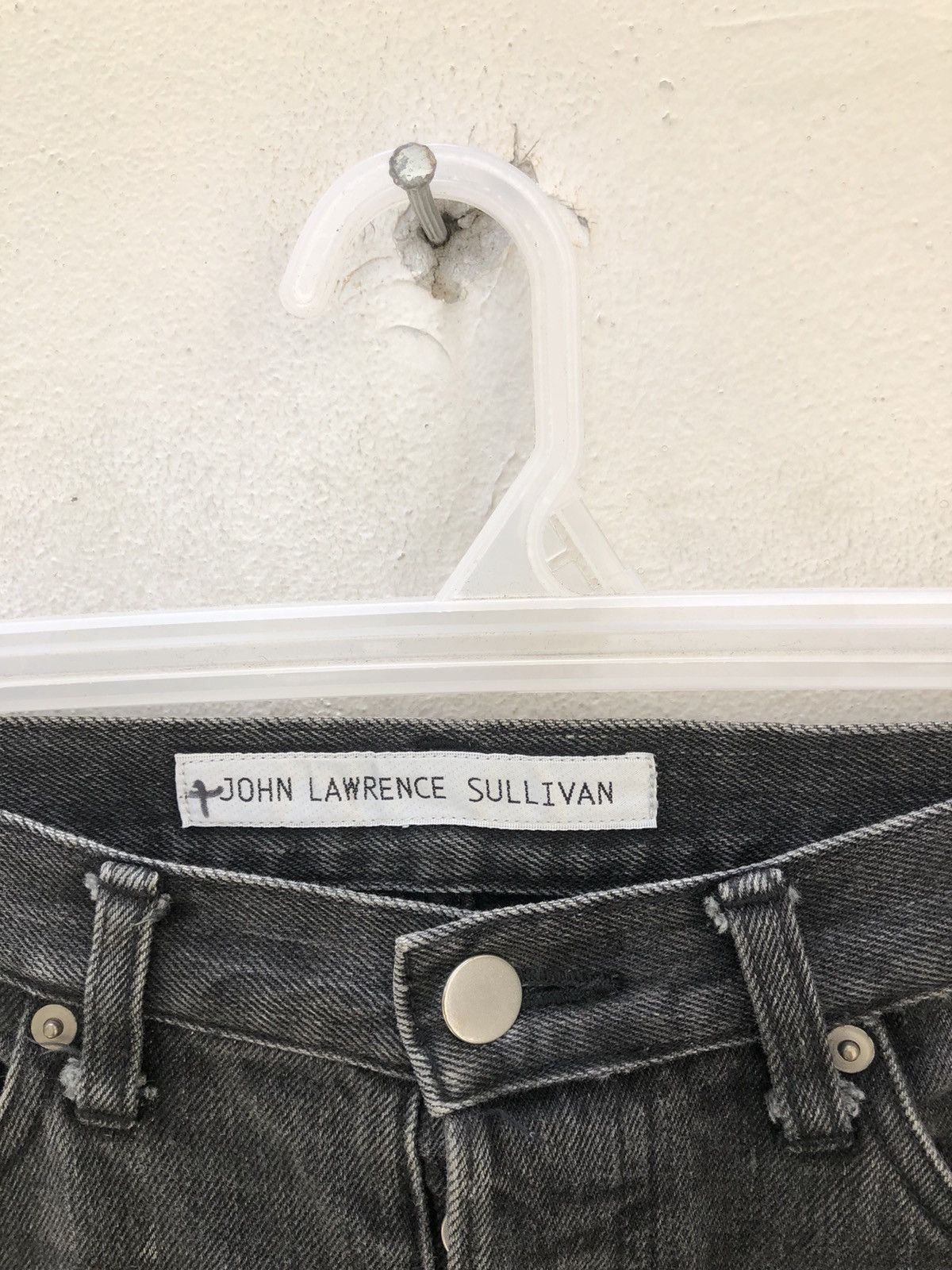 JOHN LAWRENCE SULLIVAN John Lawrence Sullivan Japan Fade Black Cropped Denim Jeans Size US 30 / EU 46 - 3 Thumbnail