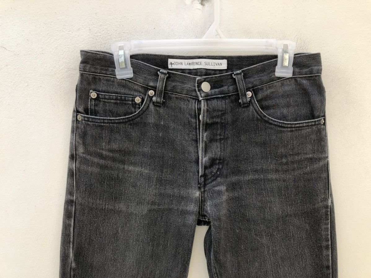 JOHN LAWRENCE SULLIVAN John Lawrence Sullivan Japan Fade Black Cropped Denim Jeans Size US 30 / EU 46 - 2 Thumbnail