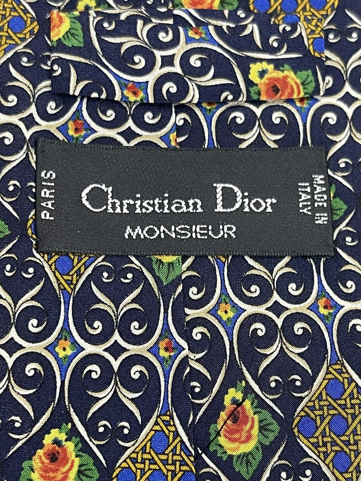 Christian Dior Monsieur CHRISTIAN DIOR LUXURY SILK TIE Size ONE SIZE - 7 Thumbnail