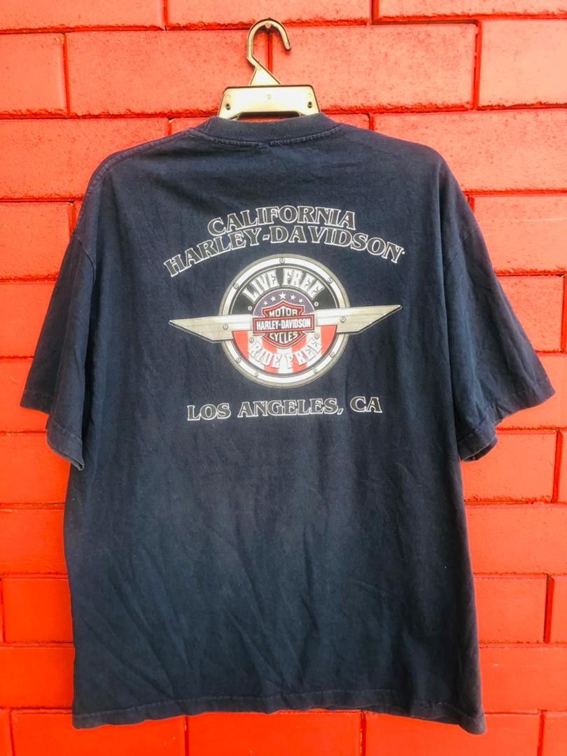 Harley Davidson × Vintage Vintage Harley Davidson Streetwear Fashion Style Shirt Size US XL / EU 56 / 4 - 2 Thumbnail