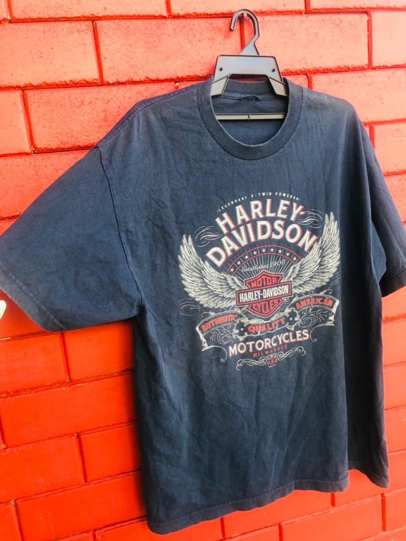 Harley Davidson × Vintage Vintage Harley Davidson Streetwear Fashion Style Shirt Size US XL / EU 56 / 4 - 3 Thumbnail