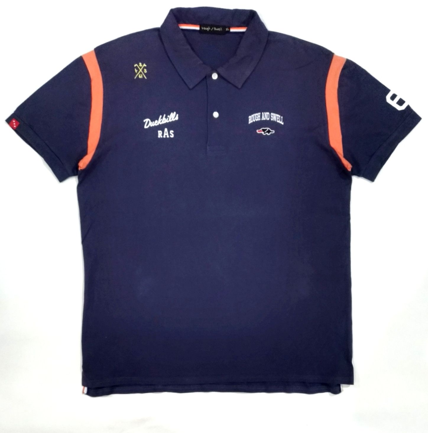 Designer × Japanese Brand RARE! VTG ROUGH / SWELL JAPAN BOWLING ROCKABILLY STYLE POLO Size US XL / EU 56 / 4 - 1 Thumbnail