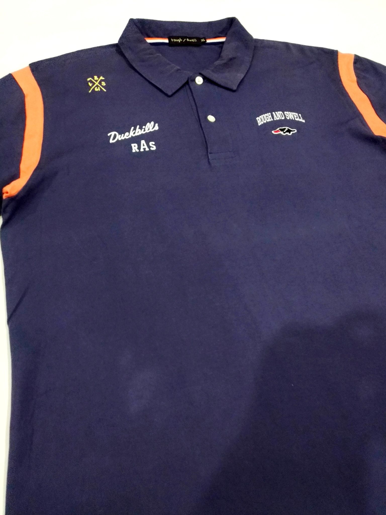 Designer × Japanese Brand RARE! VTG ROUGH / SWELL JAPAN BOWLING ROCKABILLY STYLE POLO Size US XL / EU 56 / 4 - 4 Thumbnail