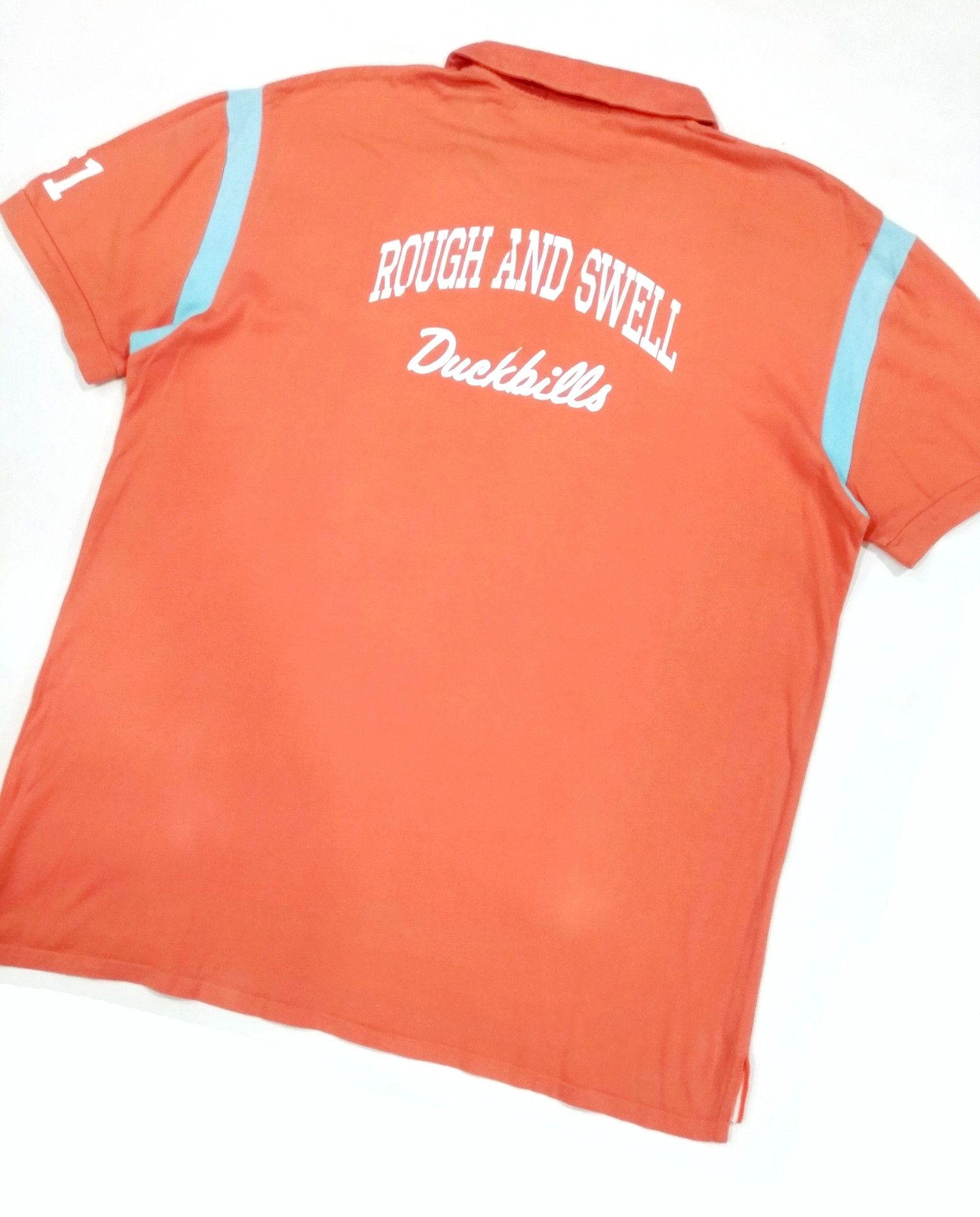 Designer × Japanese Brand RARE! VTG ROUGH / SWELL JAPAN BOWLING ROCKABILLY POLO Size US XL / EU 56 / 4 - 7 Thumbnail