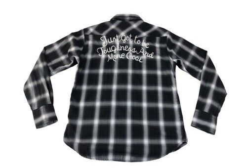 Japanese Brand Vintage Flannel Crazy Devil Design Plaid Snap Button Size US M / EU 48-50 / 2 - 2 Thumbnail