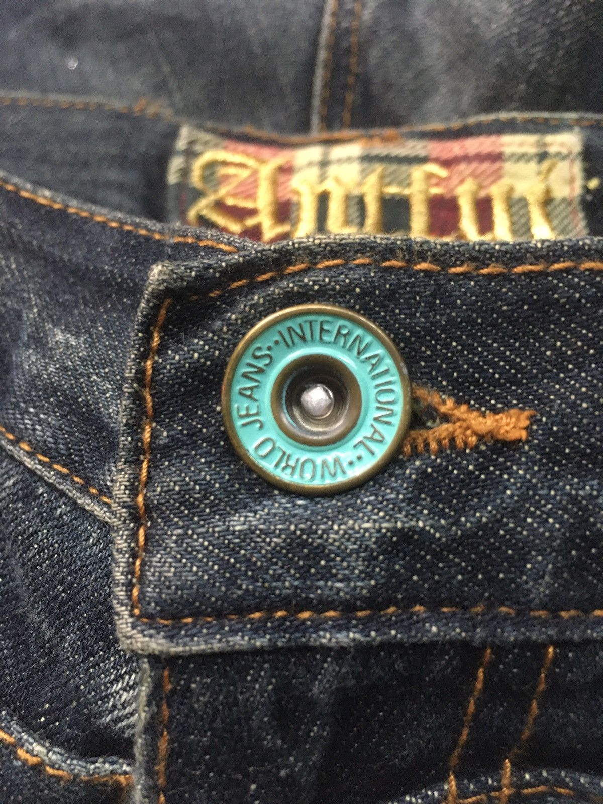 Japanese Brand × Vintage ANTFUI DOUBLE WAIST DISSTRESED DENIM Size US 33 - 18 Thumbnail