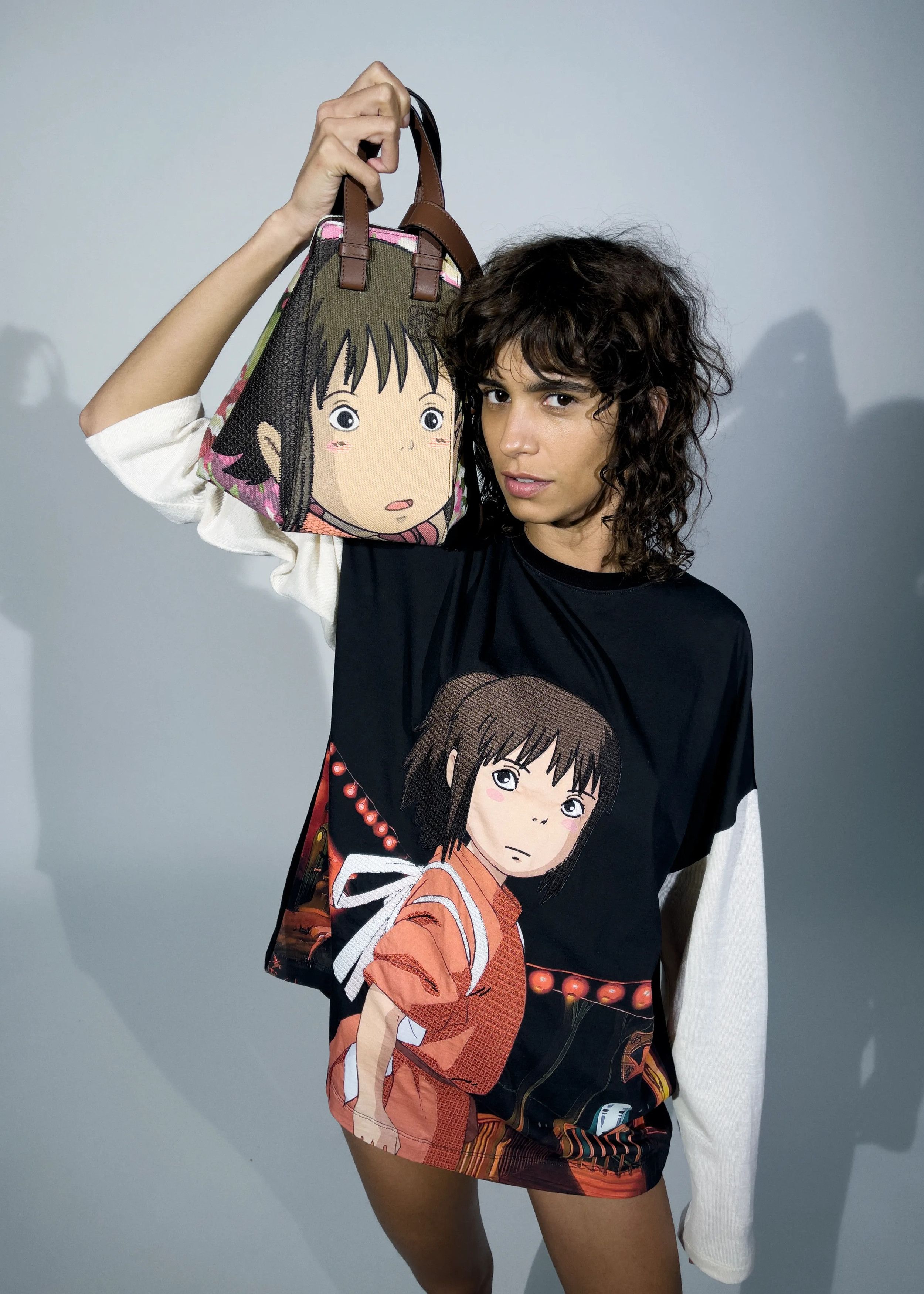 Loewe Spirited Away Studio Ghibli Chihiro Textured Shirt Size US XXL / EU 58 / 5 - 18 Thumbnail