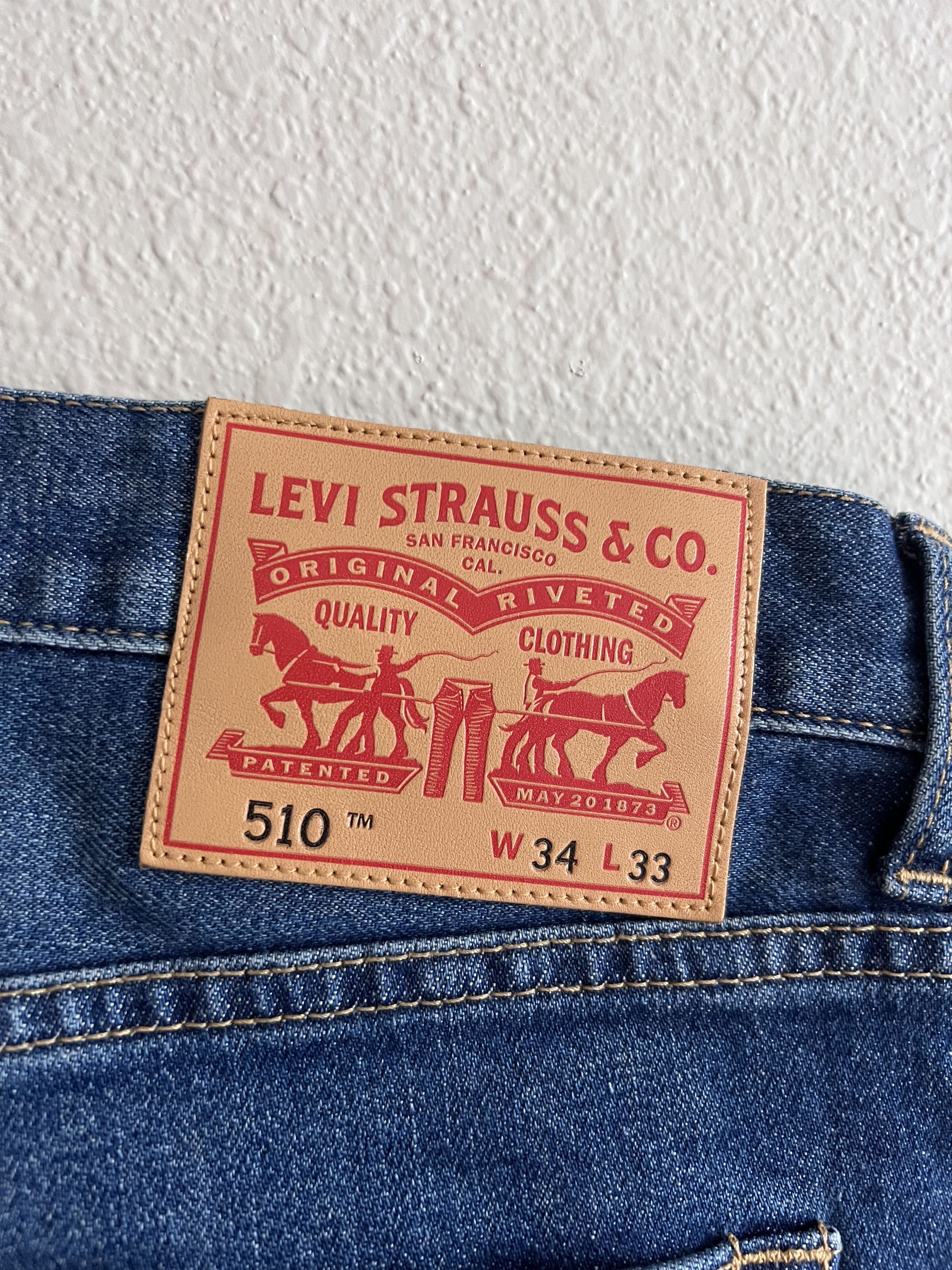 Comme des Garcons Junya Watanabe Man Levi's 510 Patchwork Denim Jeans Indigo Size US 34 / EU 50 - 8 Thumbnail