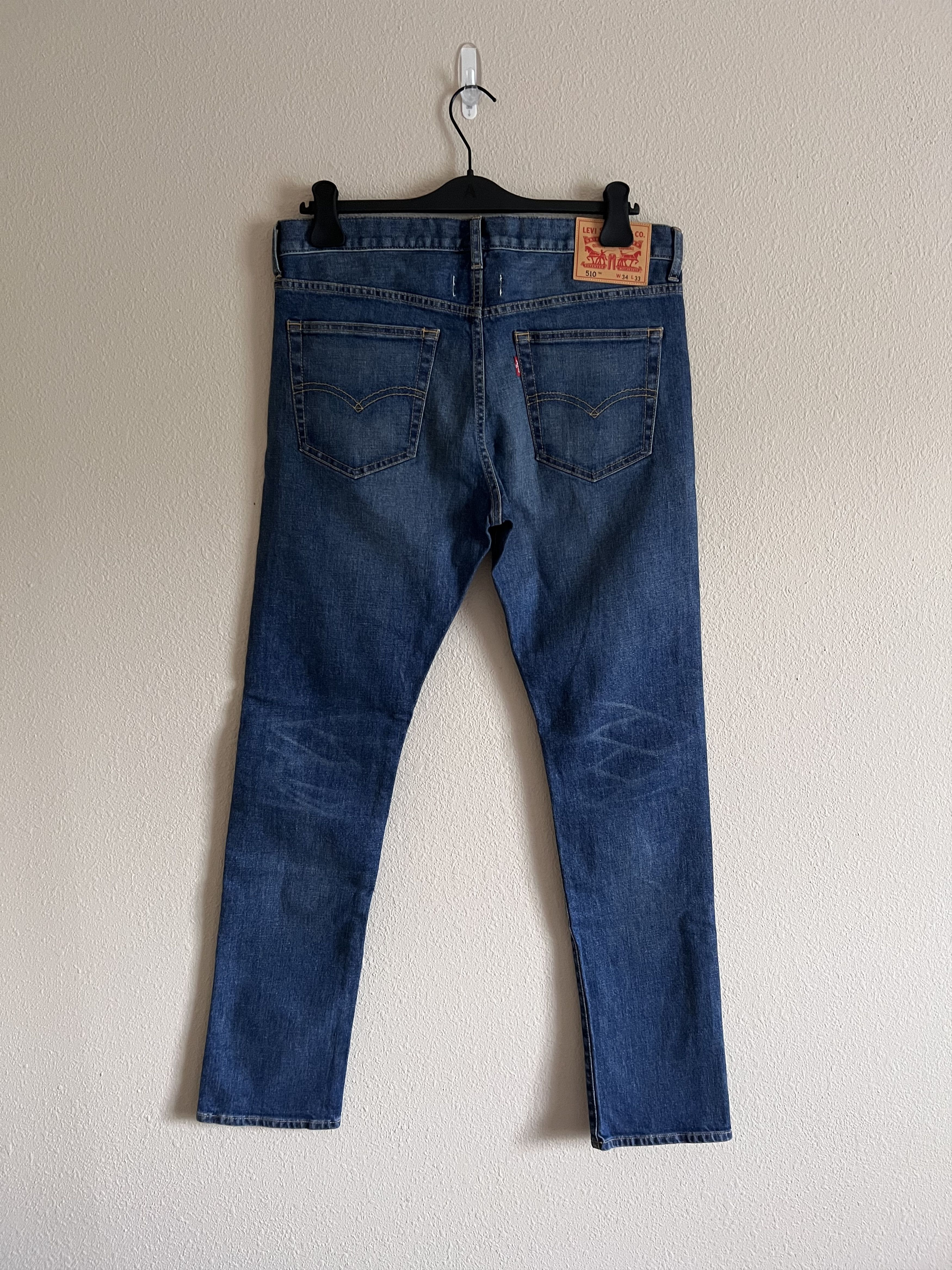 Comme des Garcons Junya Watanabe Man Levi's 510 Patchwork Denim Jeans Indigo Size US 34 / EU 50 - 5 Thumbnail