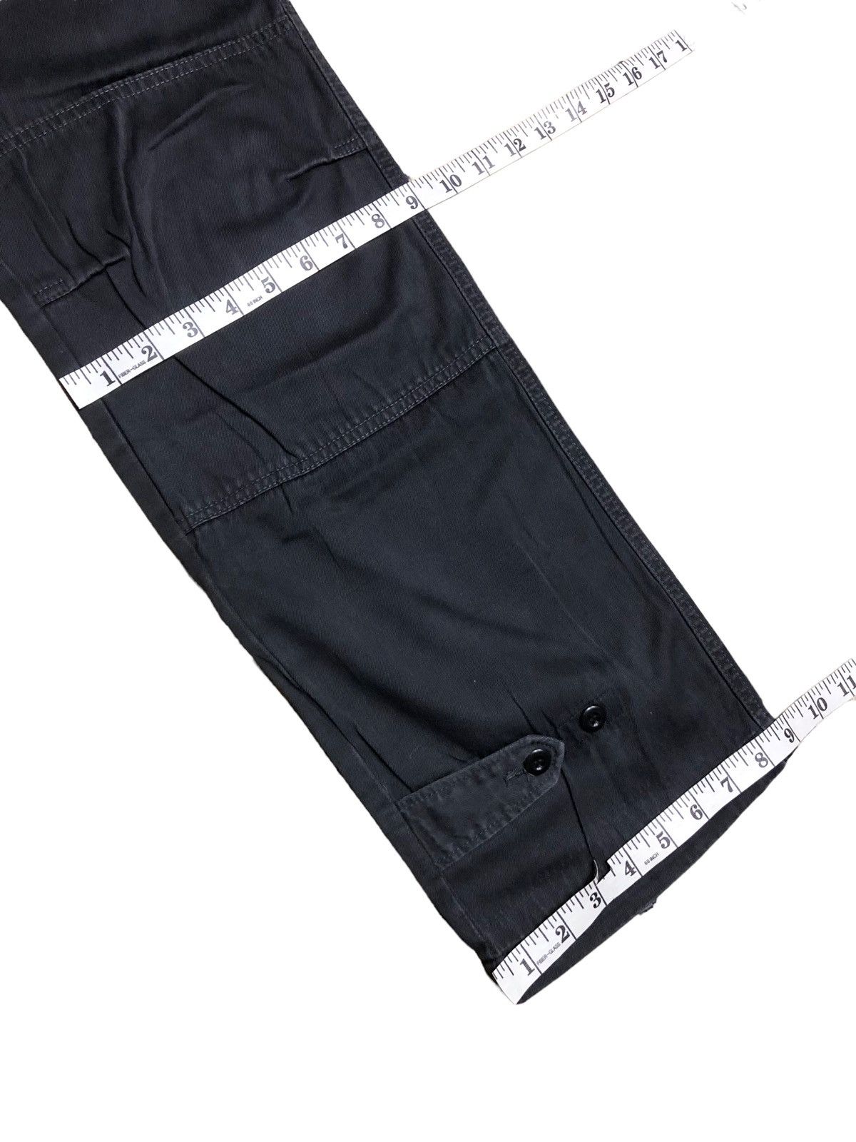 Japanese Brand × Sage De Cret FADED BLACK DOUBLE KNEE SAGE DE CRET ZIPPER PANT Size US 31 - 8 Thumbnail