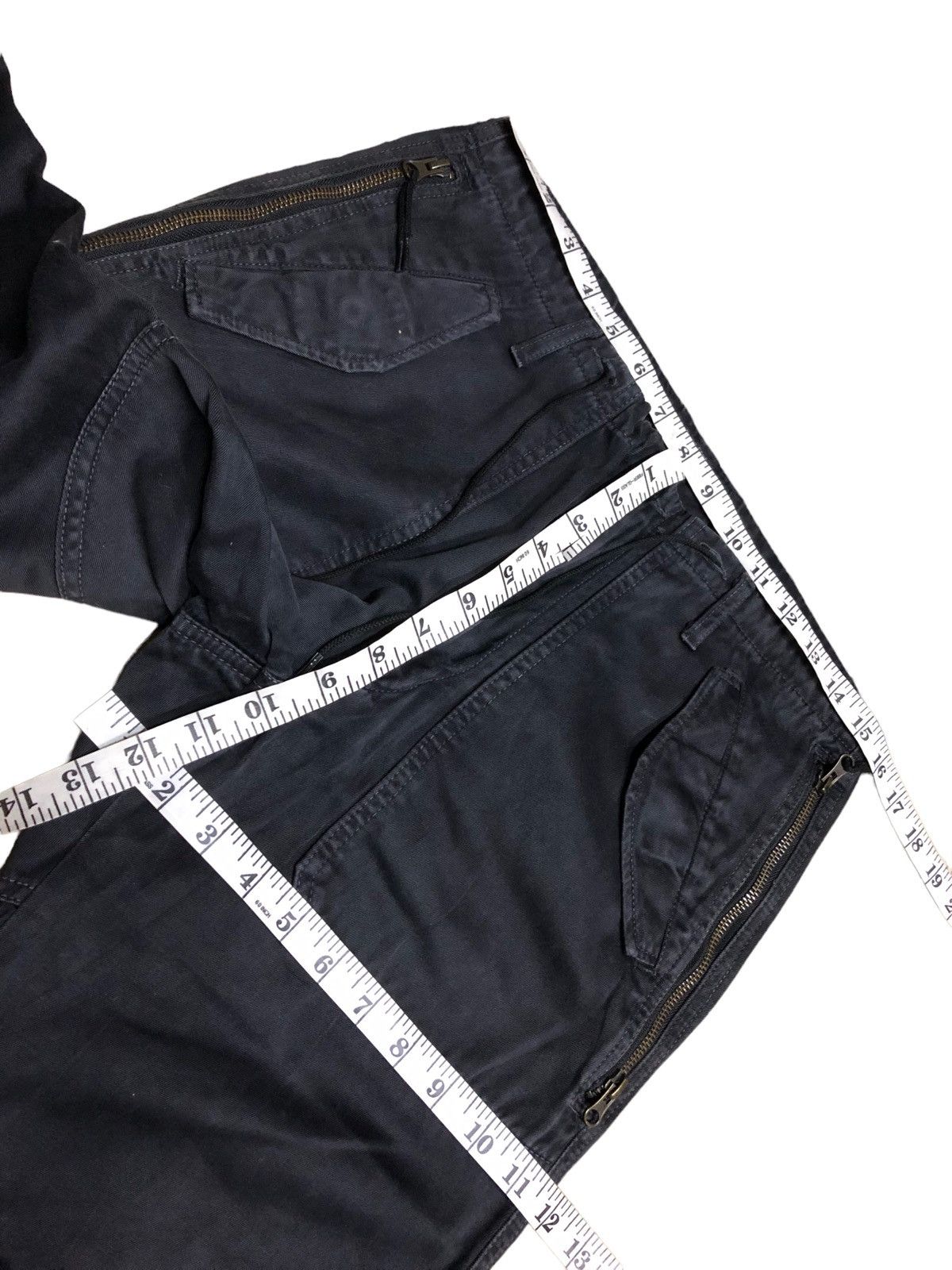 Japanese Brand × Sage De Cret FADED BLACK DOUBLE KNEE SAGE DE CRET ZIPPER PANT Size US 31 - 7 Thumbnail