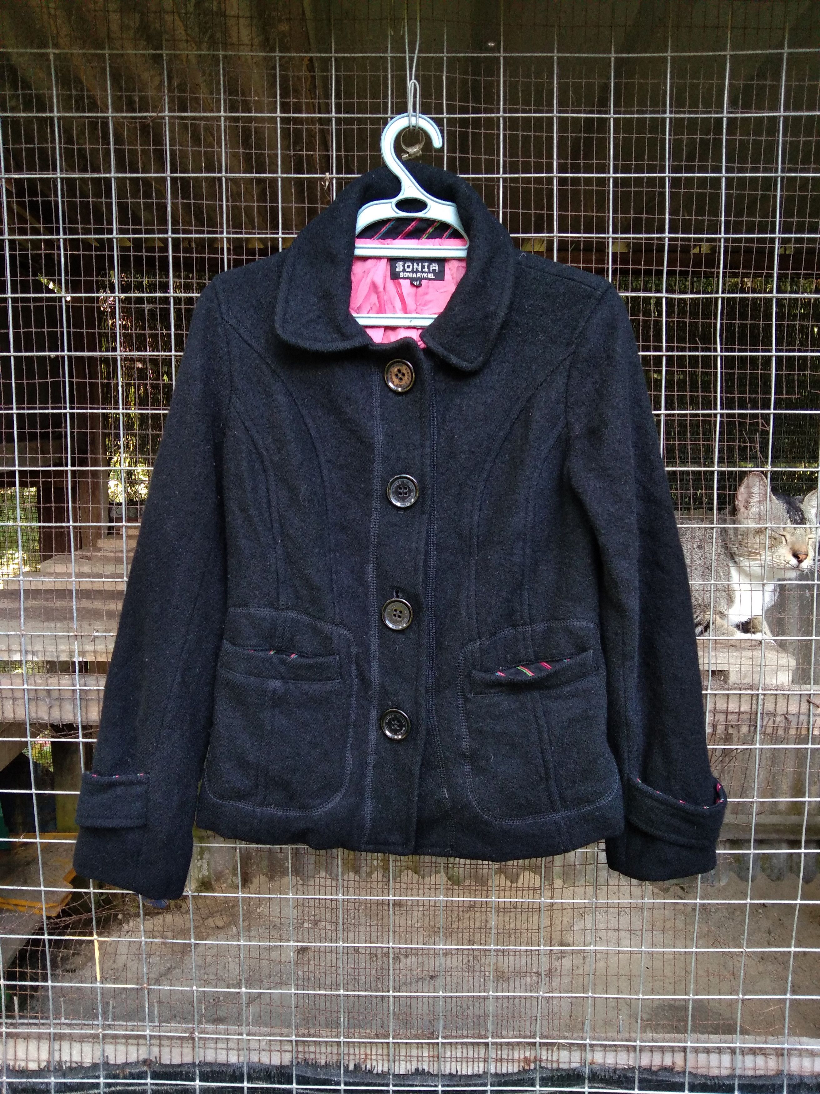 Designer × Sonia Rykiel VINTAGE SONIA RYKIEL CASUAL COAT Size XS / US 0-2 / IT 36-38 - 1 Thumbnail