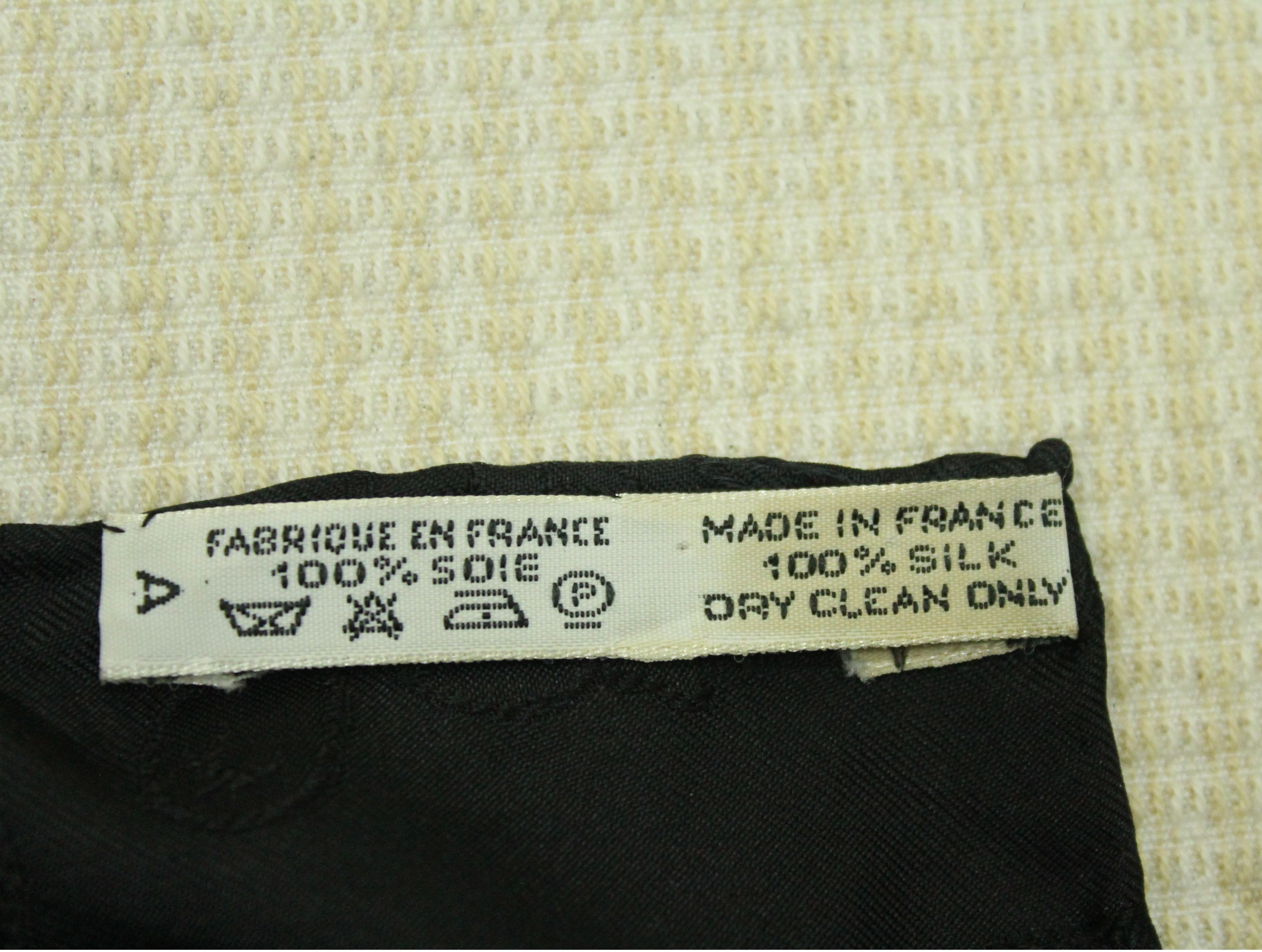 Hermes HERMES SCARF SILK DAIMYO Vintage 90s 34.5" x 34.5" Size ONE SIZE - 10 Thumbnail