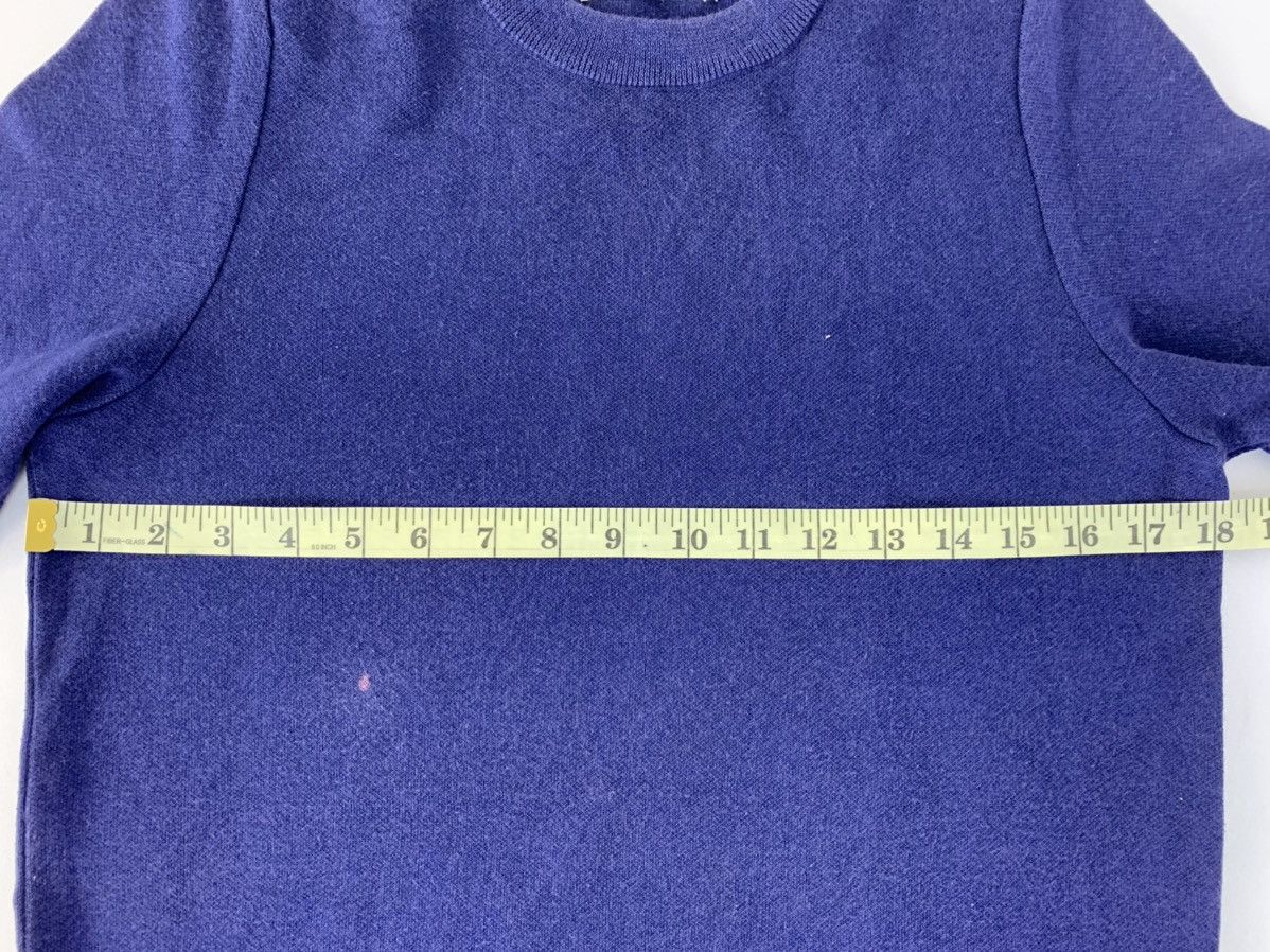 Yves Saint Laurent 90s Yves Saint Laurent Crewneck 2 Tone Blue Colour Size S / US 4 / IT 40 - 6 Thumbnail