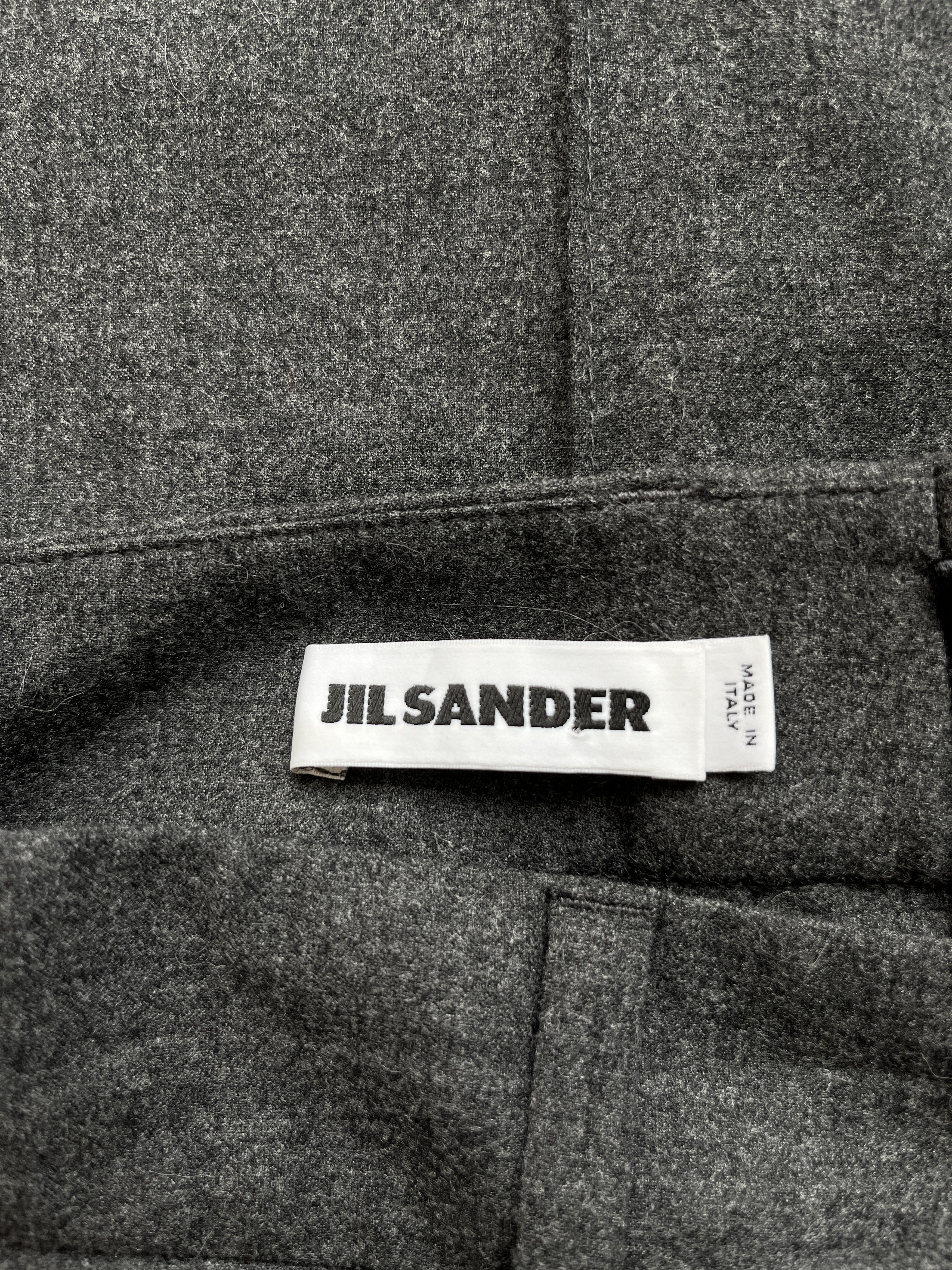 Jil Sander ⚡️QUICK SALE⚡️2015 Jil Sander Grey Flannel Pants Trousers Size 32" / US 10 / IT 46 - 3 Thumbnail