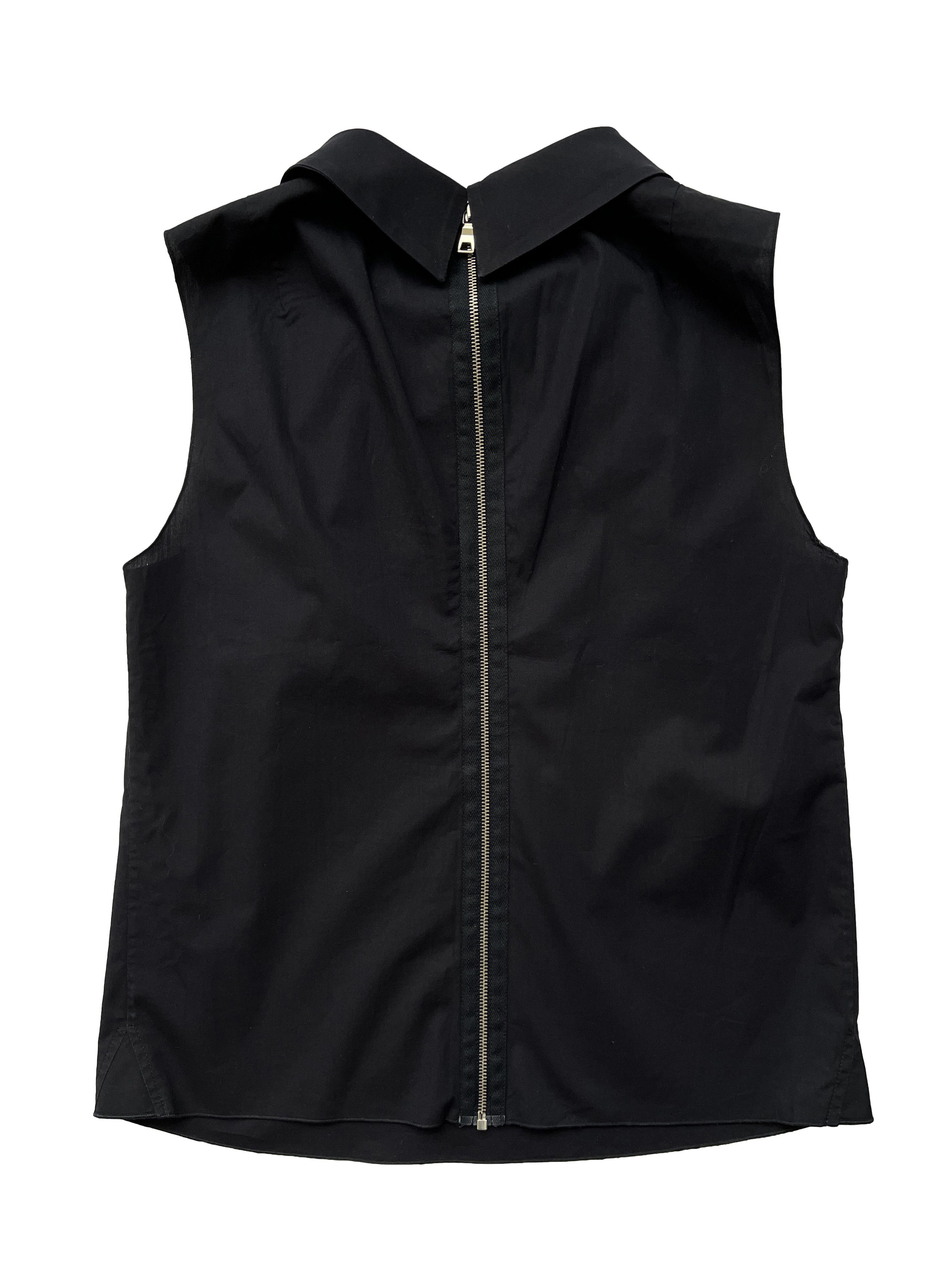 Jil Sander ⚡️QUICK SALE⚡️Jil Sander Navy Sleeveless Blouse Top Size S / US 4 / IT 40 - 2 Thumbnail