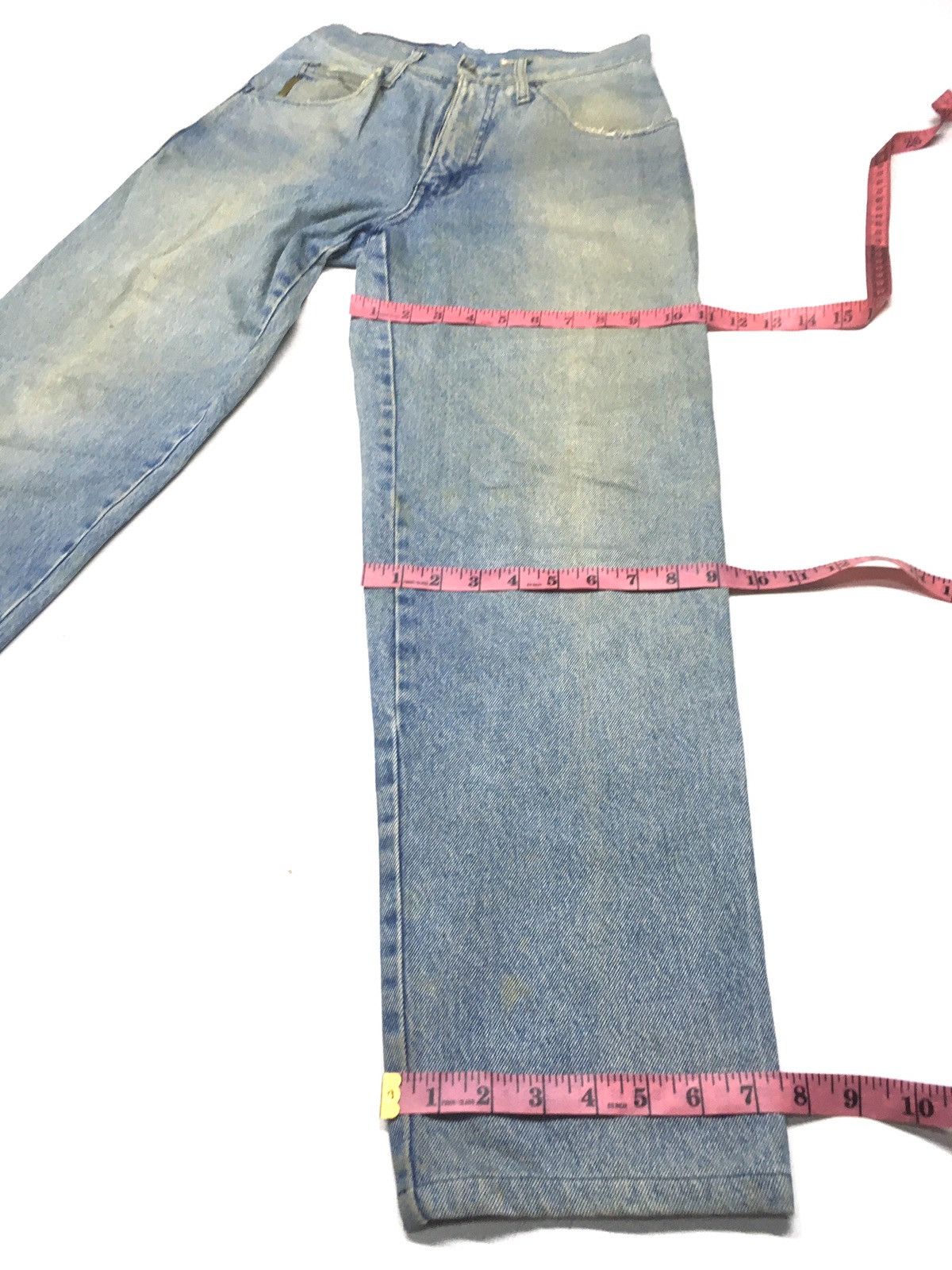 Armani × Vintage Vintage Armani jeans distressed denim italy Size US 27 - 4 Thumbnail