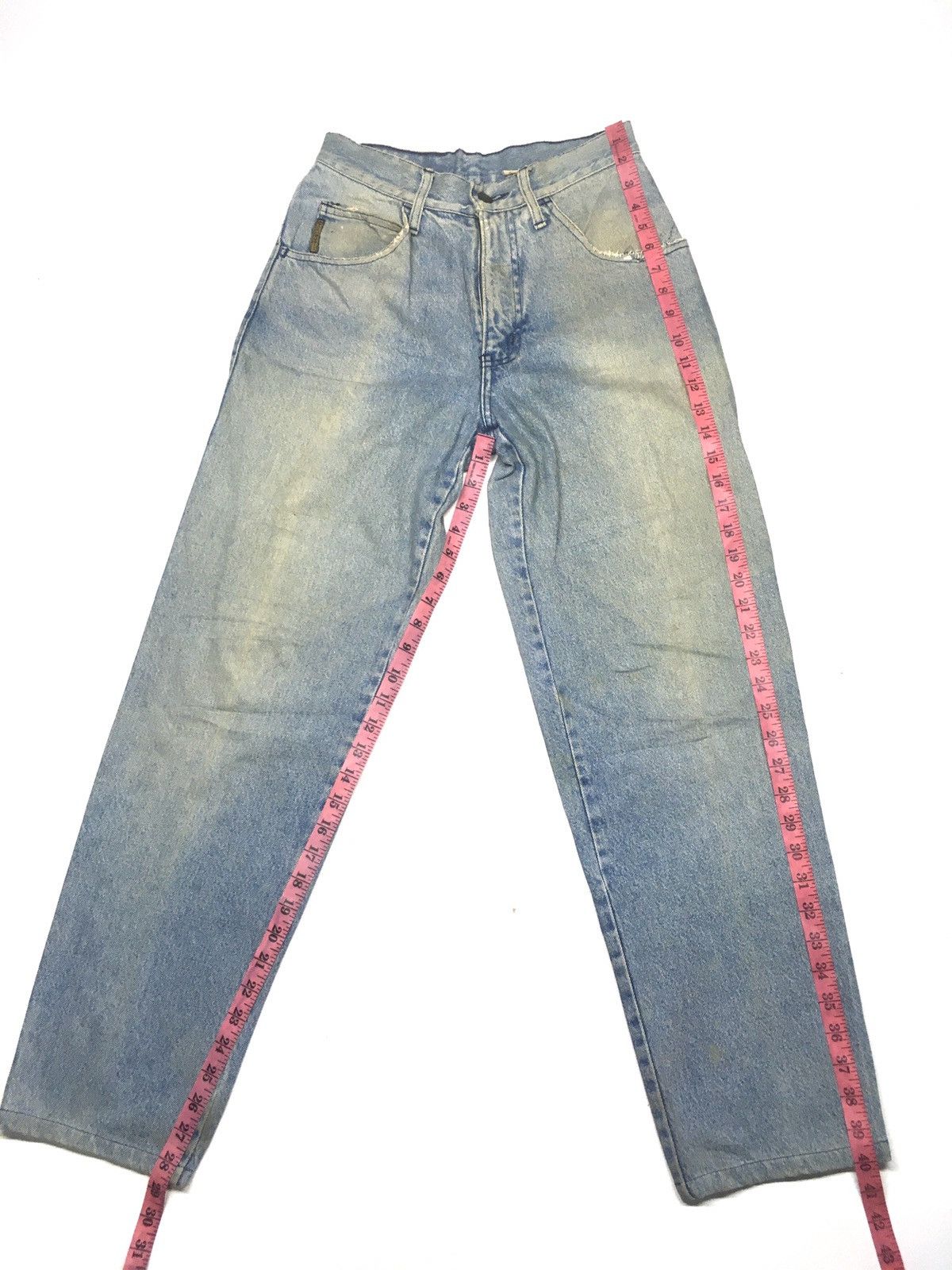 Armani × Vintage Vintage Armani jeans distressed denim italy Size US 27 - 2 Thumbnail
