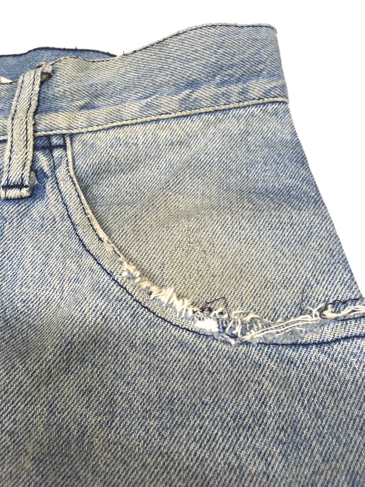 Armani × Vintage Vintage Armani jeans distressed denim italy Size US 27 - 9 Thumbnail