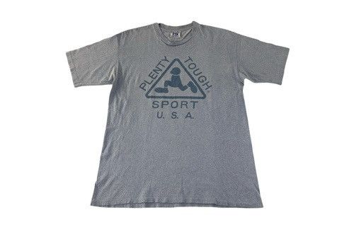 Vintage 90s Plenty Tough Sport USA Big Logo Printed Tee Size US L / EU 52-54 / 3 - 1 Thumbnail